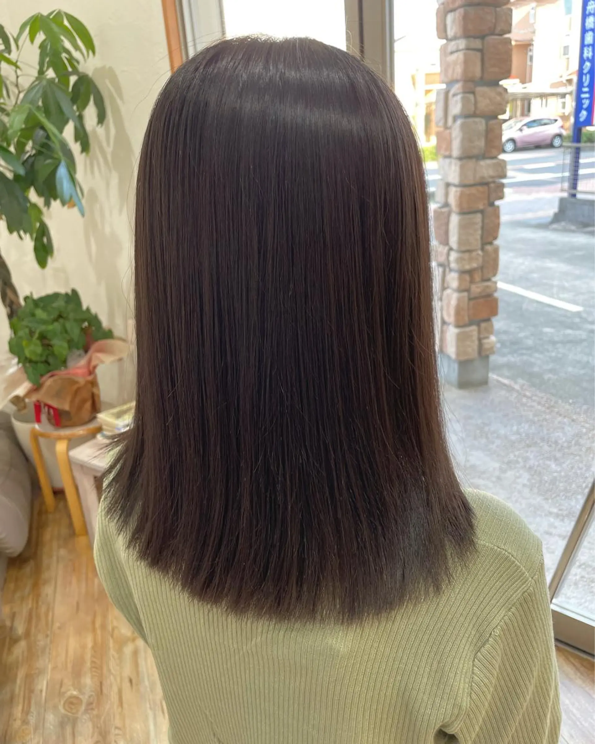 ミディアム パーマ FELICE of hair 田口千尋のヘアスタイル