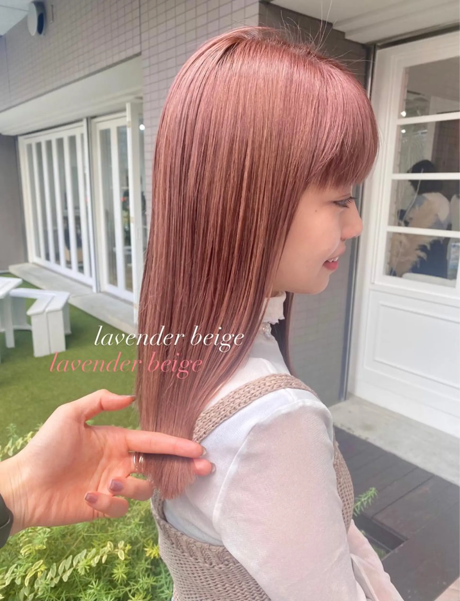 セミロング ヘアカラー 似合わせ大得意美容師 .Haruka.のヘアスタイル