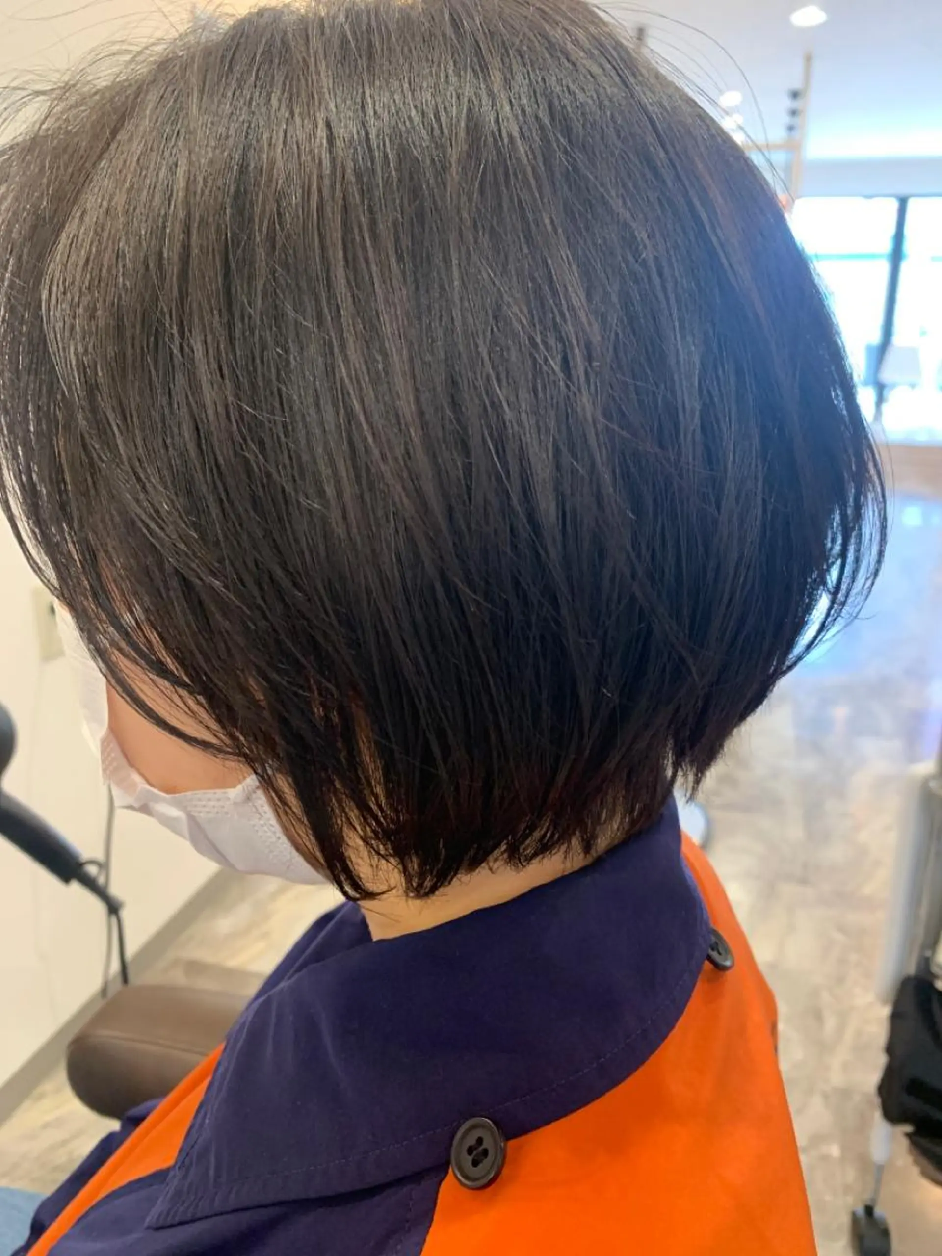 ショート くびれヘア ハイライト ショートヘア 永田 よしはるのヘアスタイル