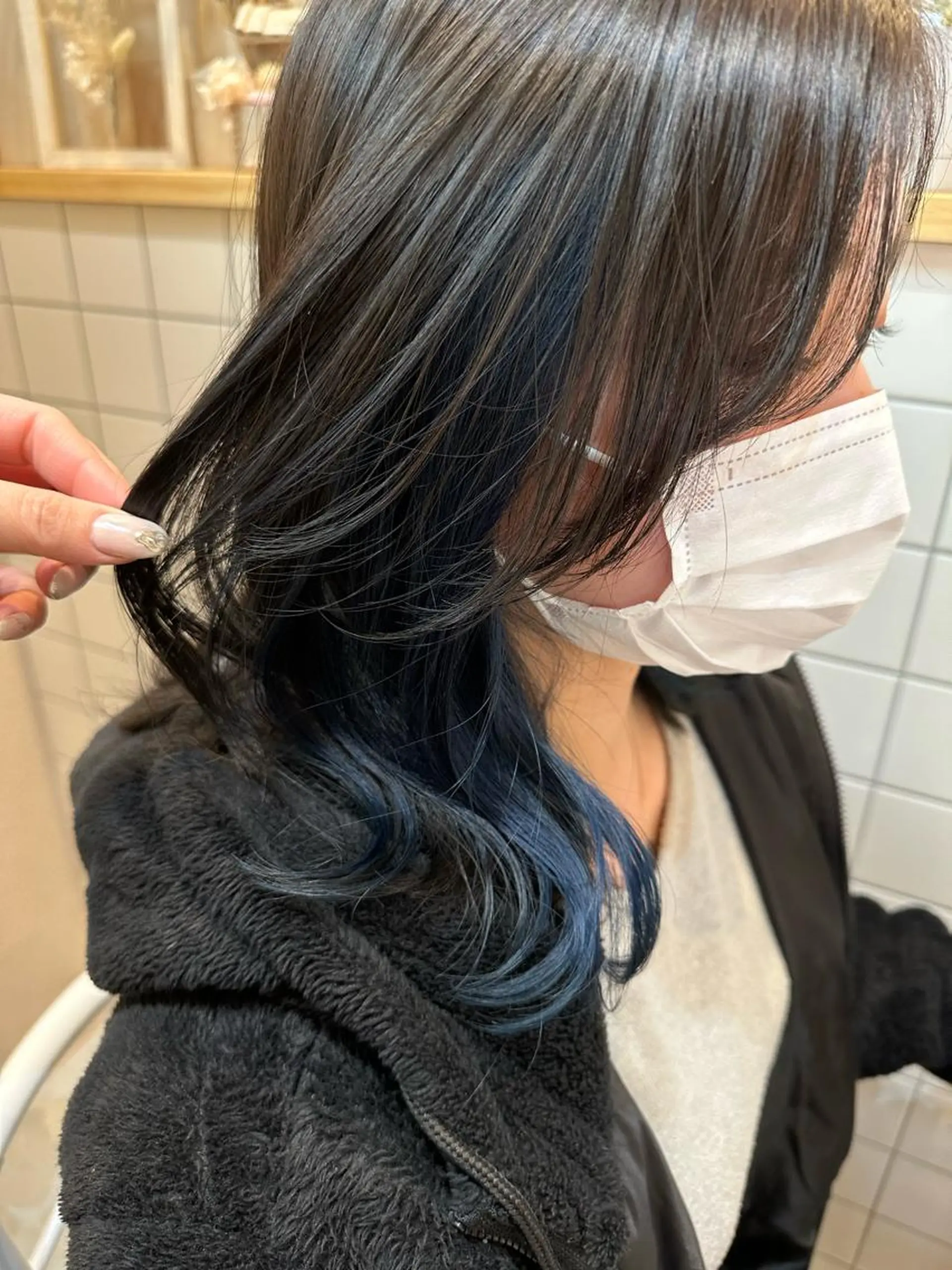 ミディアム 池村美月 @透明感カラーのヘアスタイル