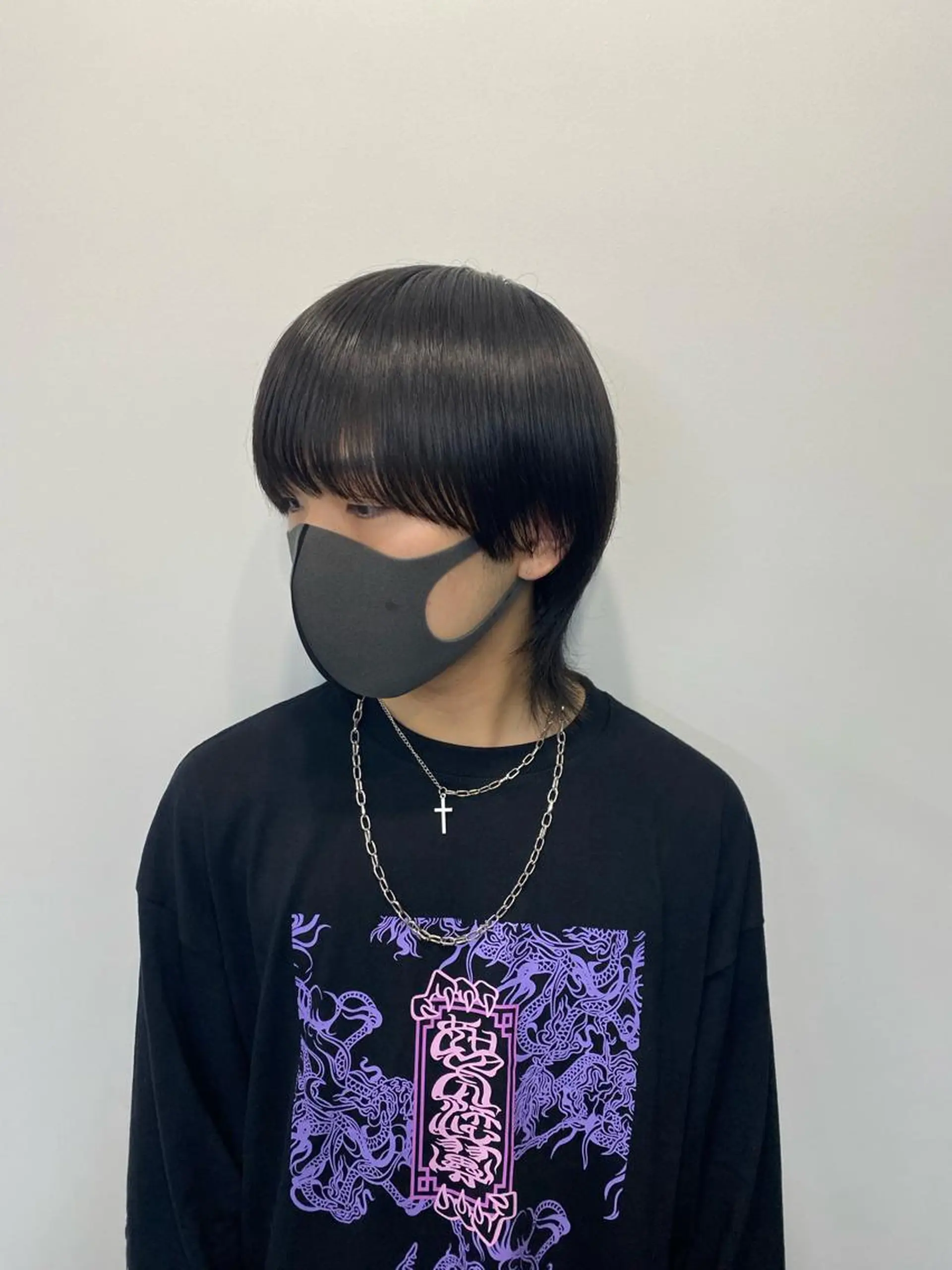 ショート メンズ メンズブリーチ メンズハイトーン メンズウルフカット 似合わせカット ウルフカット 梅田l大人韓国ヘア レイヤー×艶カラーのヘアスタイル