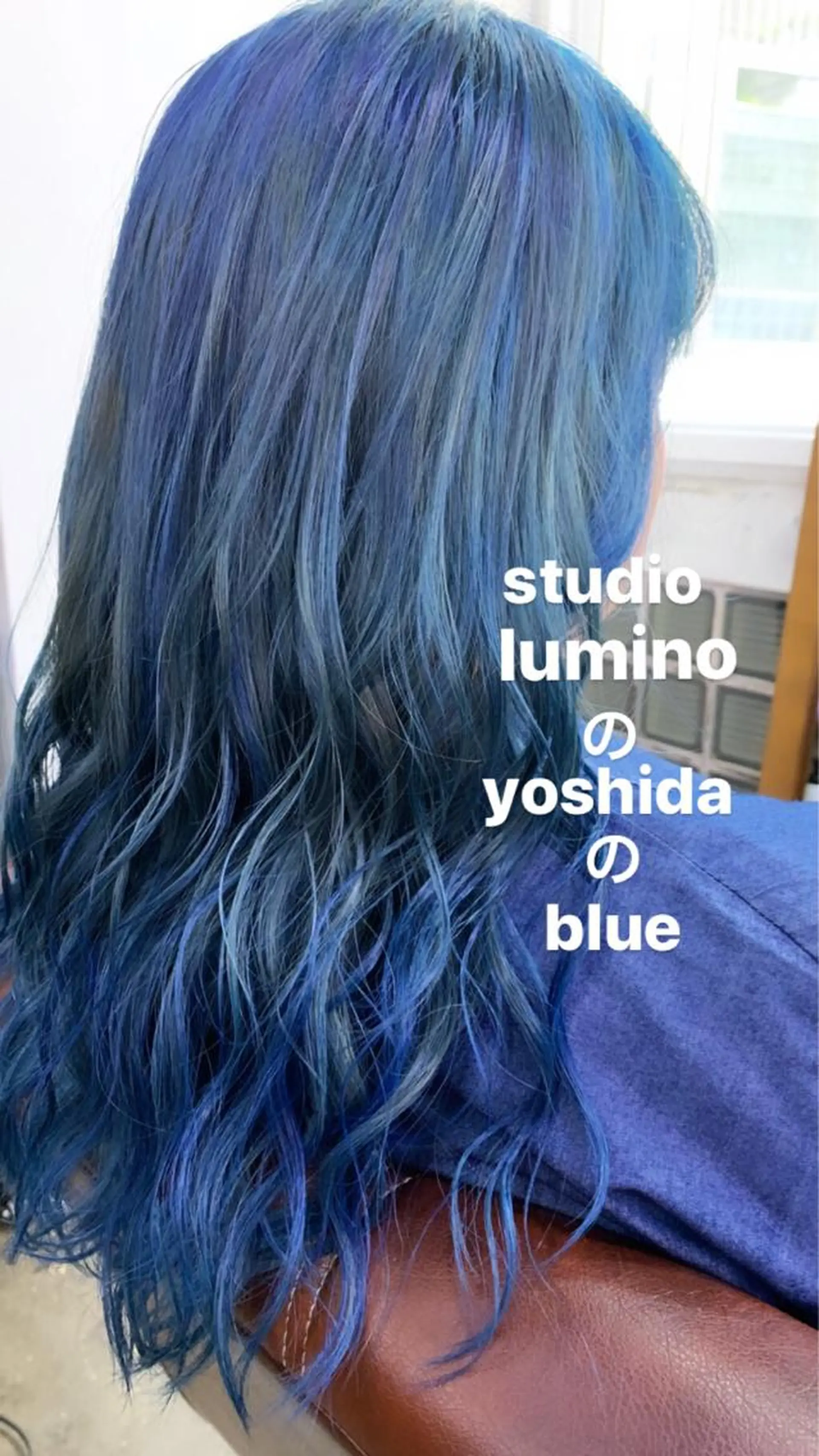 ロング ヘアカラー トリートメント 吉田 典弘のヘアスタイル