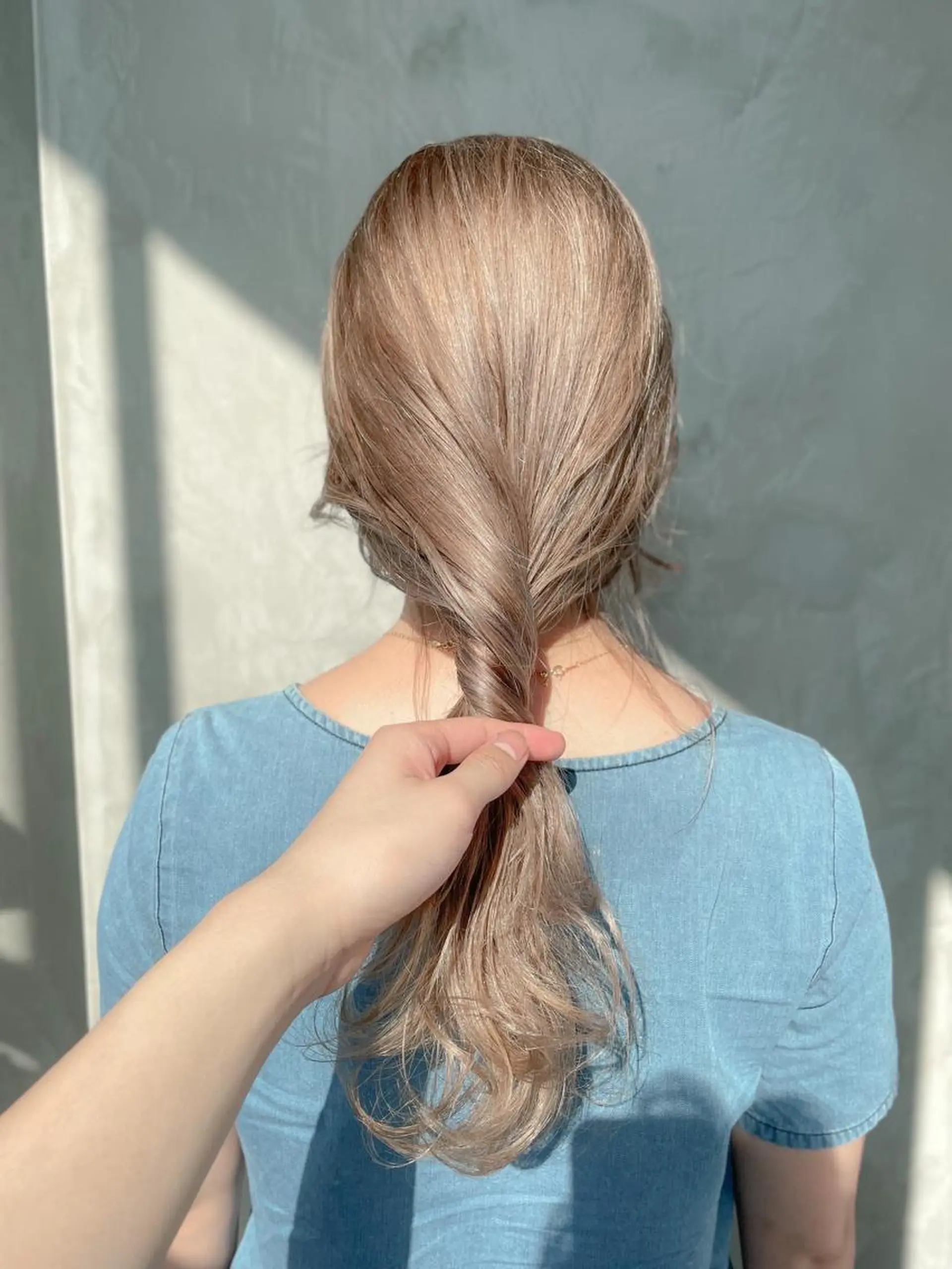 ミディアム カラー 韓国ヘア 店長NEGIのヘアスタイル