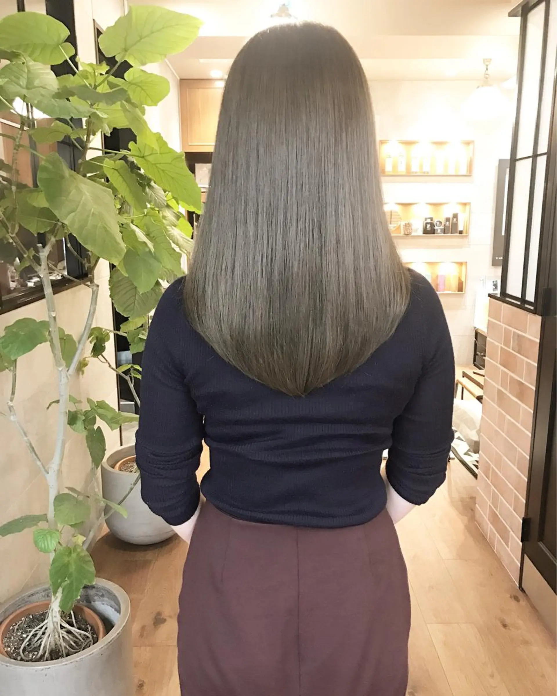 セミロング 開發 智也のヘアスタイル