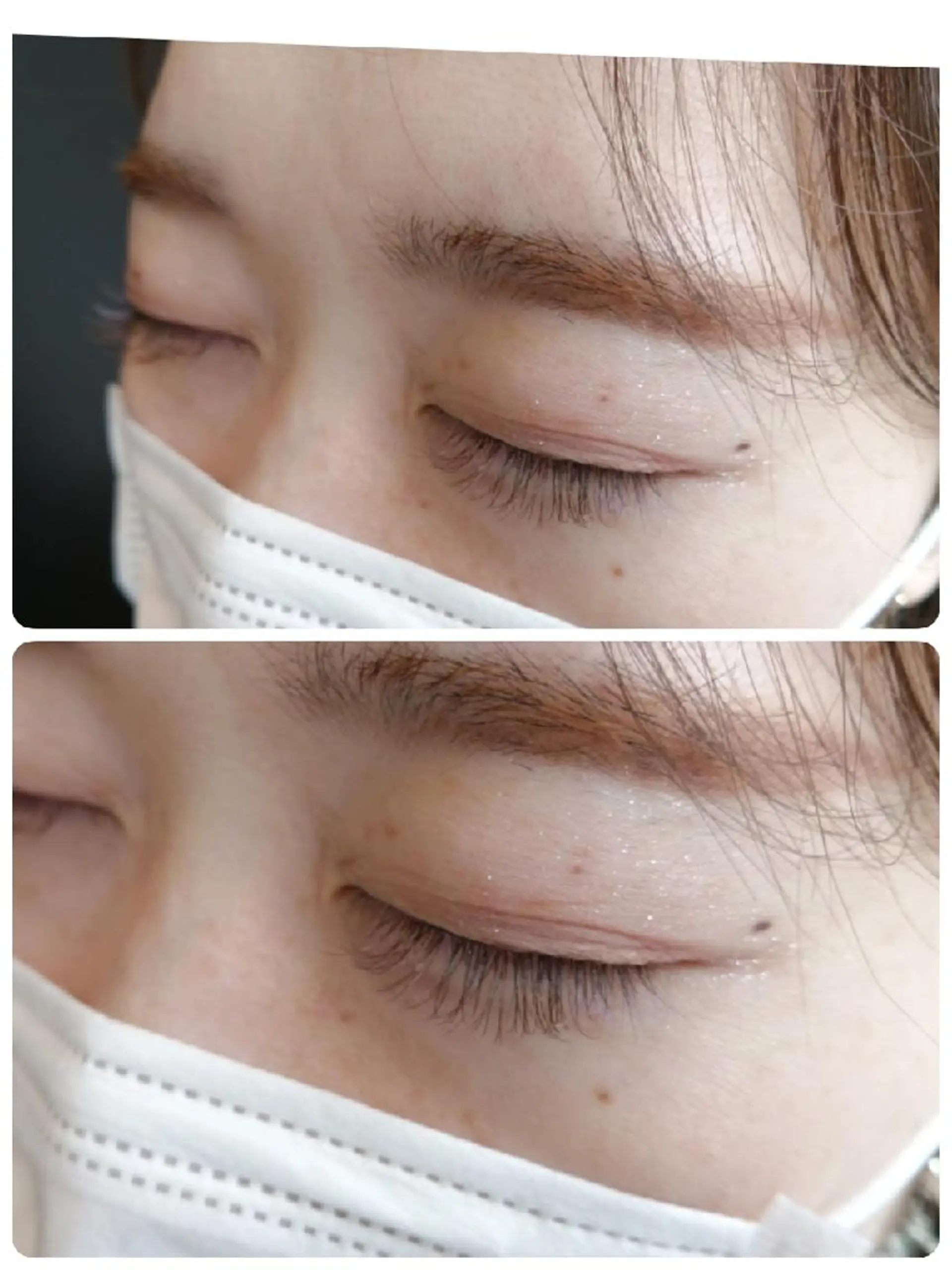 マツエク・マツパ Cカール カラーマツエク ナチュラル 眉毛サロン 　森田江里子の眉毛・アイブロウイメージ