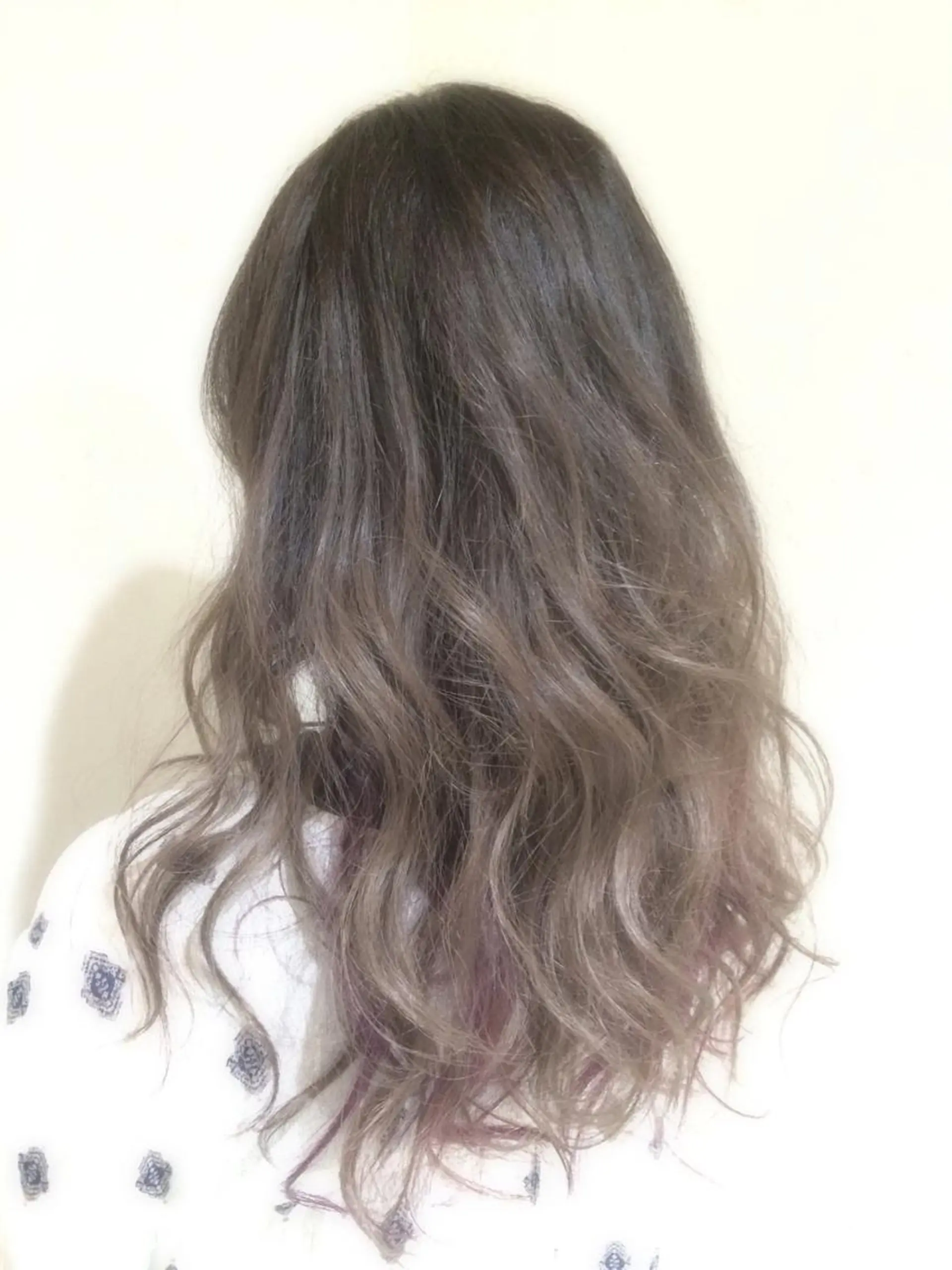 ミディアム セミロング ロング カラー グラデーションカラー グレージュ 縮毛矯正/美髪 髪質改善/石田幸輔のヘアスタイル