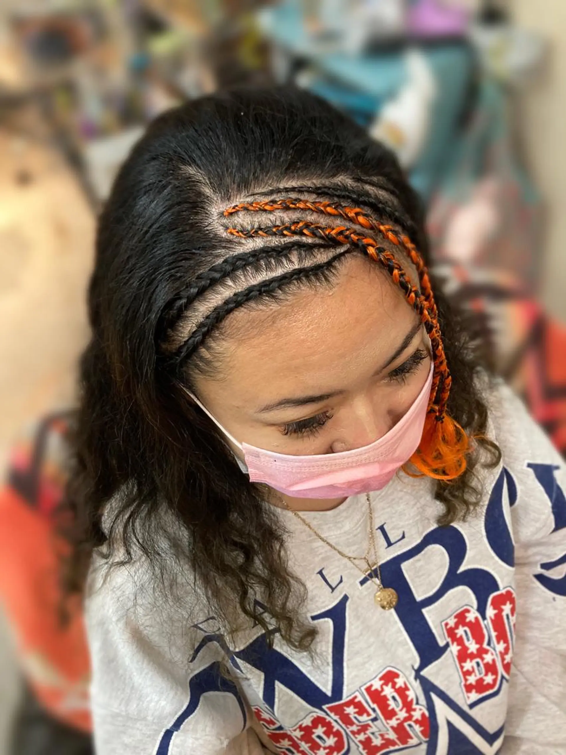 ロング エクステ エクステ 髪に魔法をかける🪄 💖💫編み込みヘアのヘアスタイル
