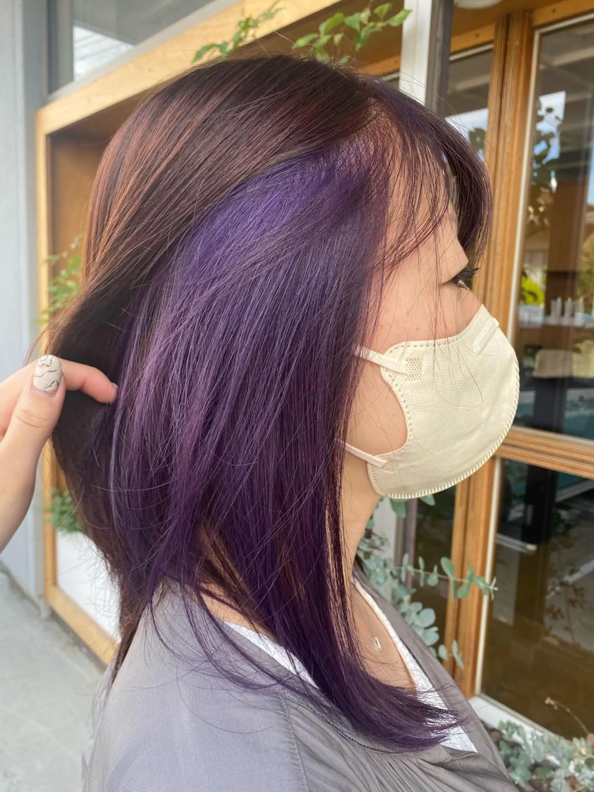 カラー ブリーチ シルバー fulam所属・MIKU ／fulamのヘアスタイル