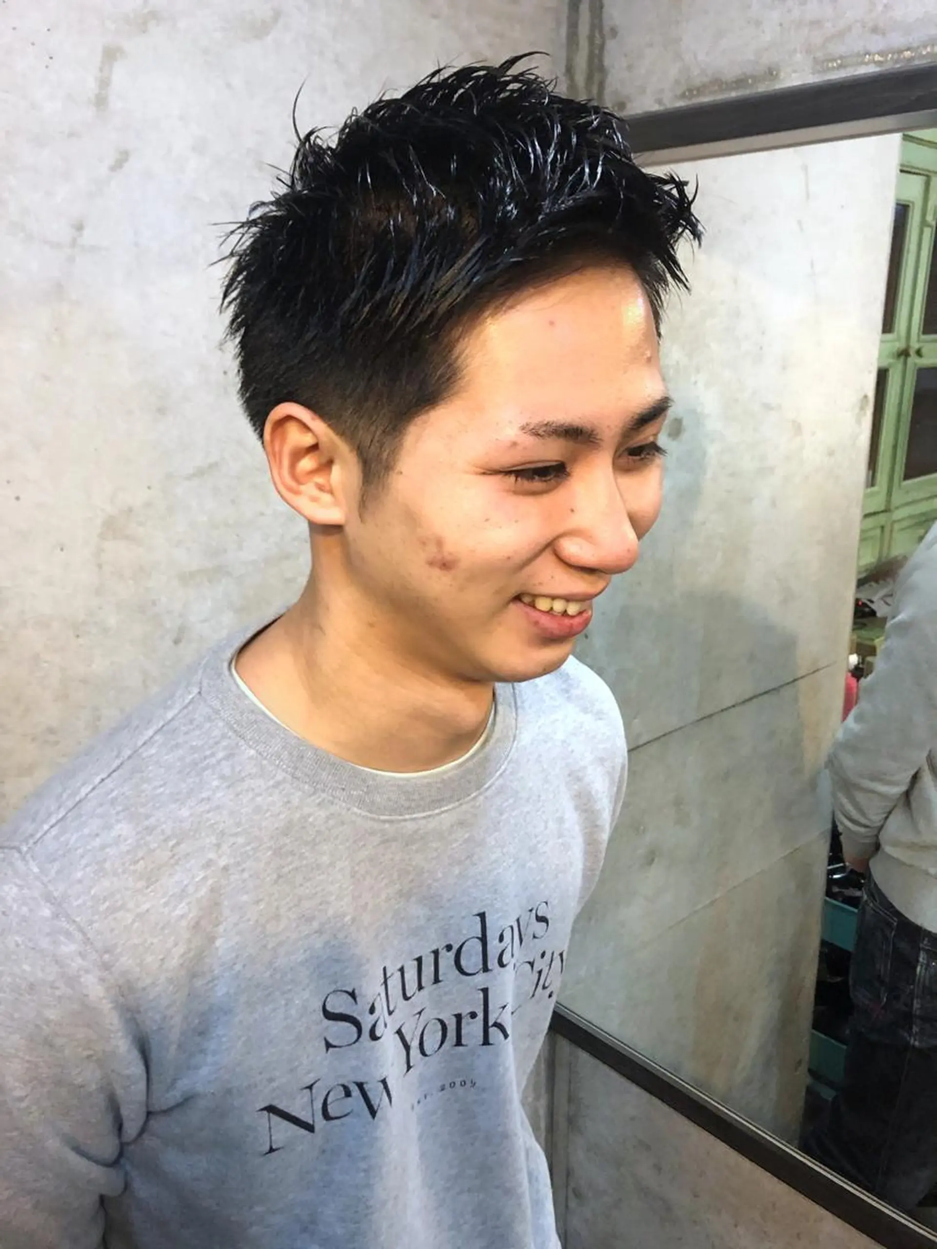 ショート メンズ特化美容師 ハスイルイのヘアスタイル