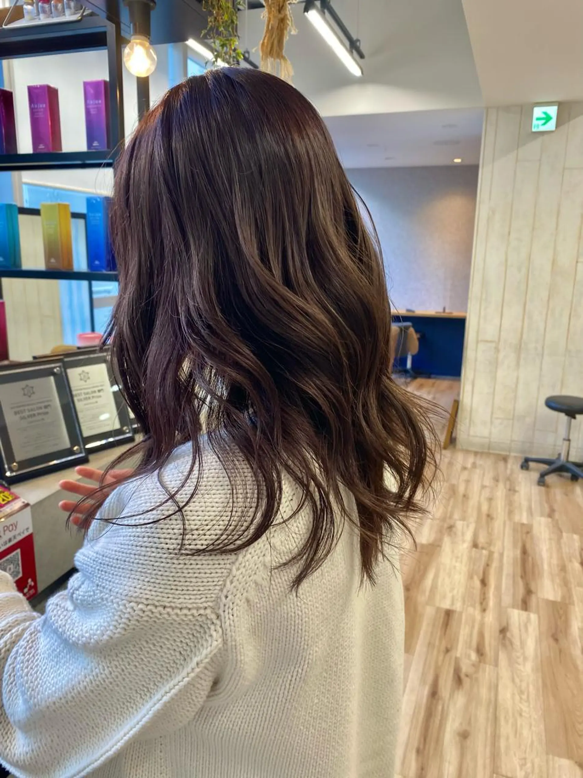 ロング カラー ベージュカラー ピンクカラー ピンクベージュ ✨️今だけ無料✨️ 鶴田みなみのヘアスタイル