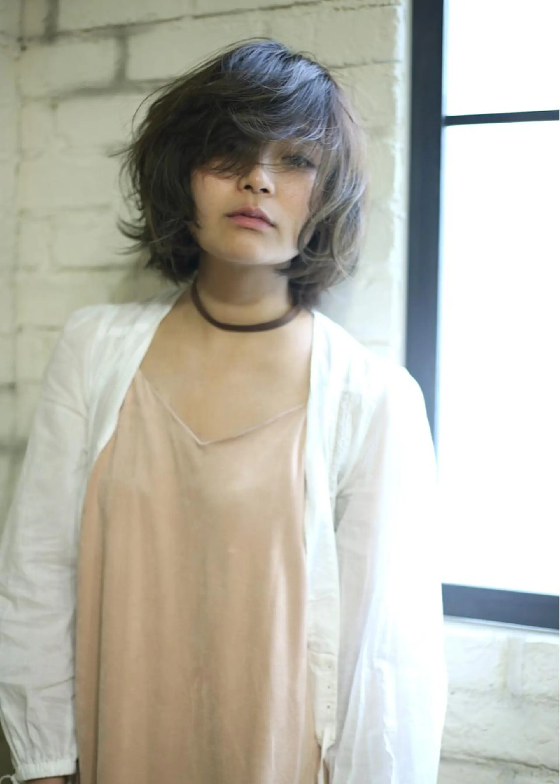 ショート カラー パーマ 林 直紀のヘアスタイル