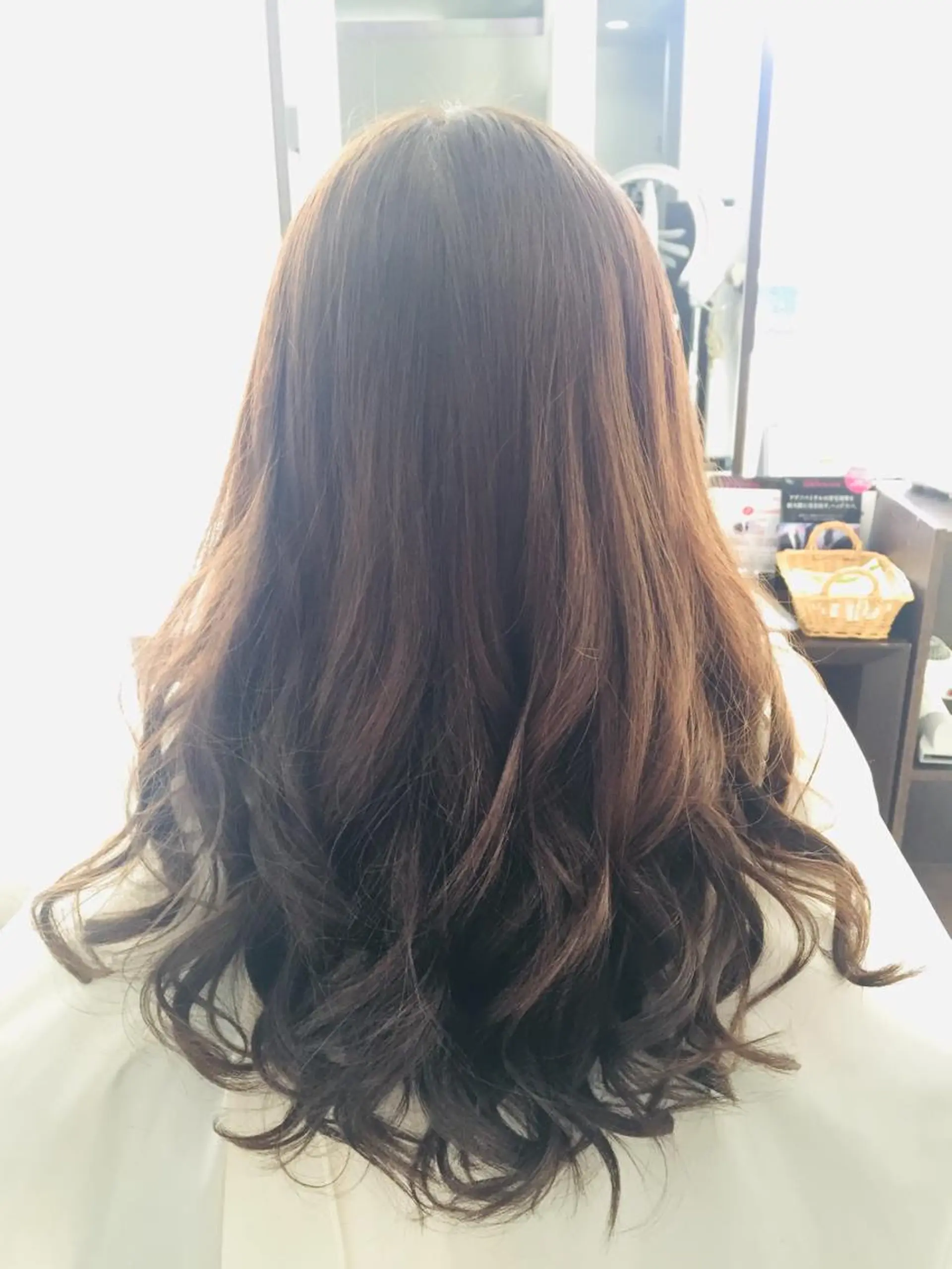 ロング カラー パーマ ヘアアレンジ 阿久津 泰幸のヘアスタイル