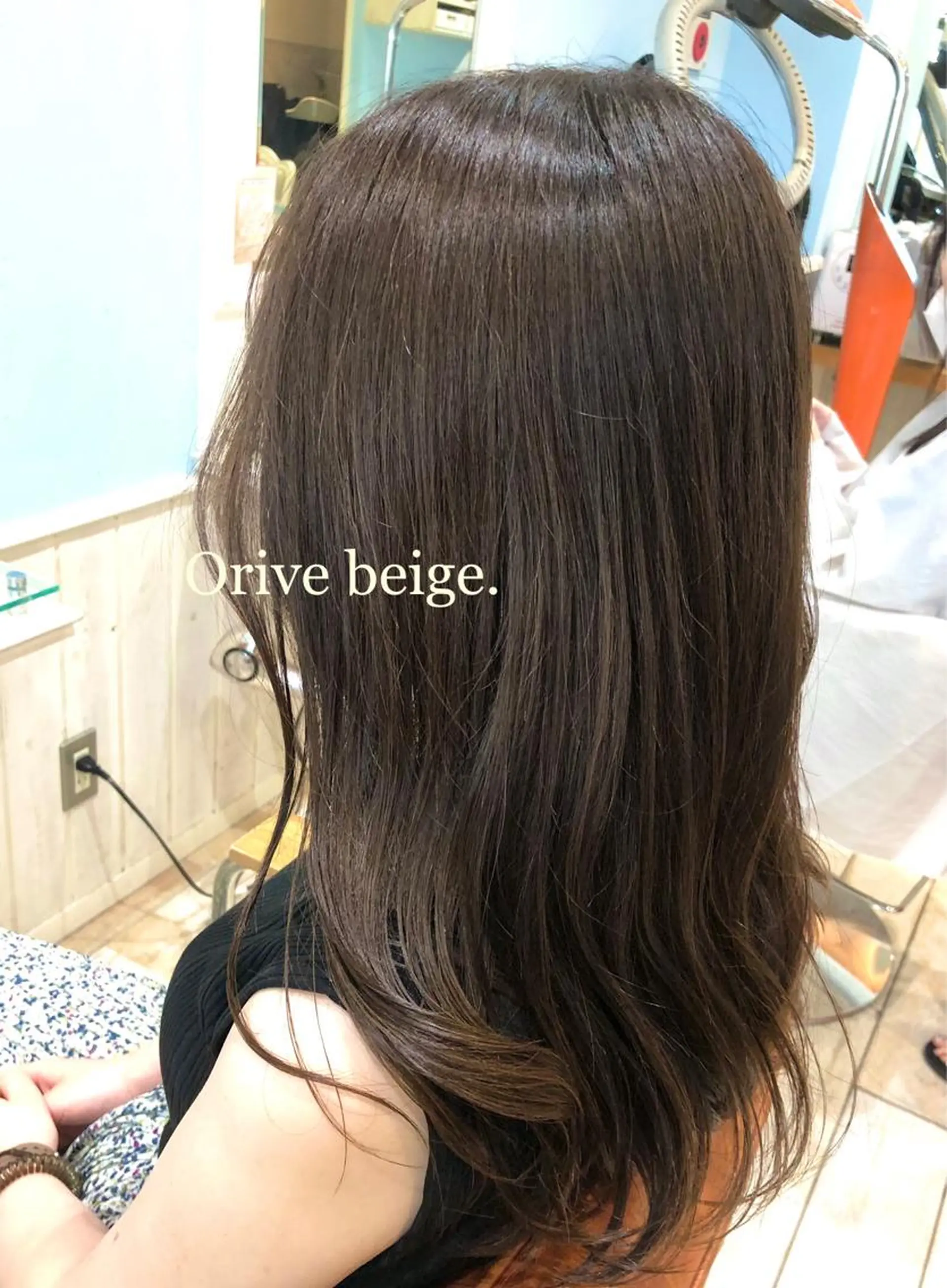 ロング カラー ベージュカラー カット 柔らかカラー🫧🌱 ナナコのヘアスタイル