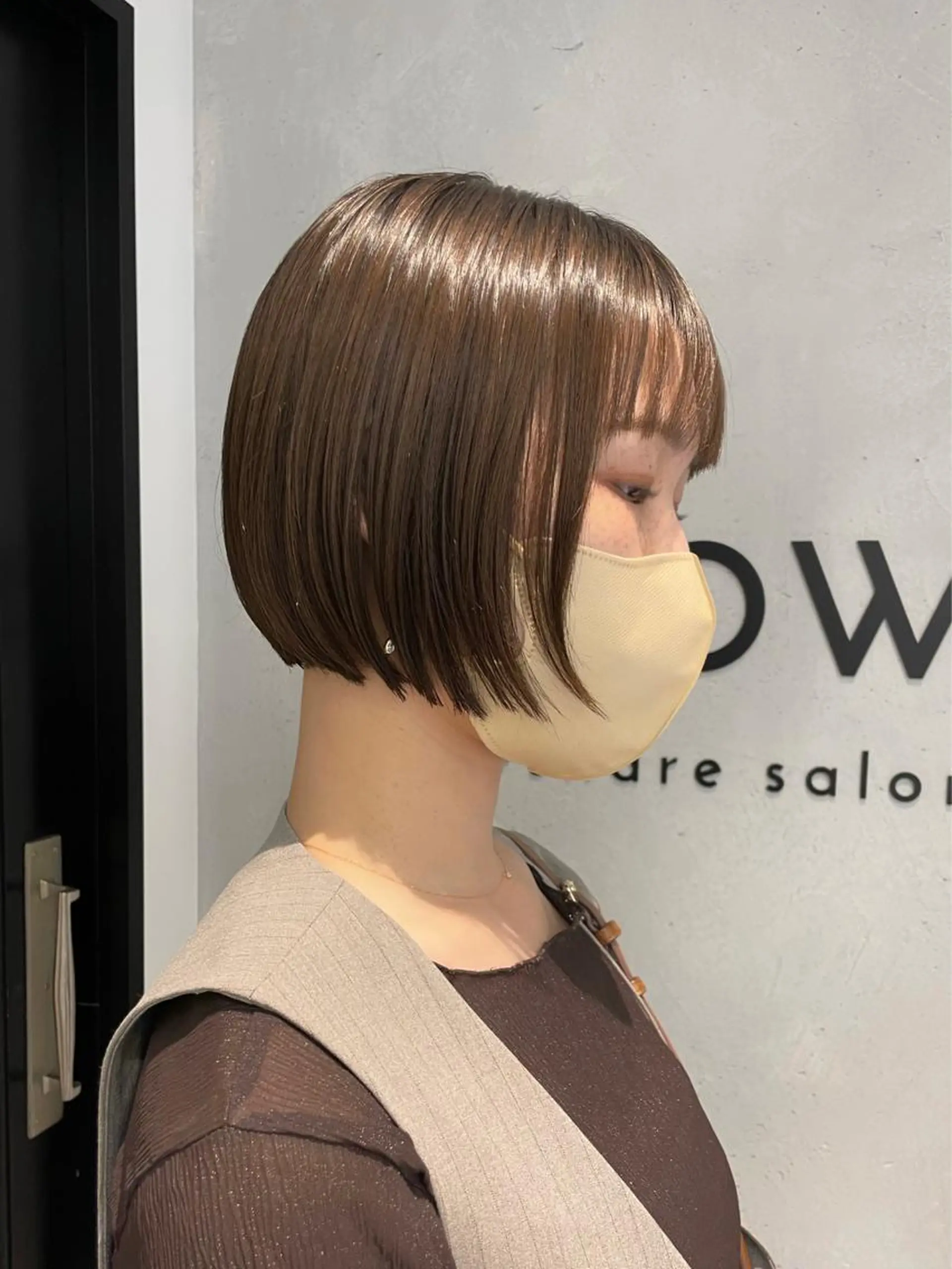 ショート ボブ カット トリートメント ヘアセット メンズ特化 パーマ/オザワのヘアスタイル