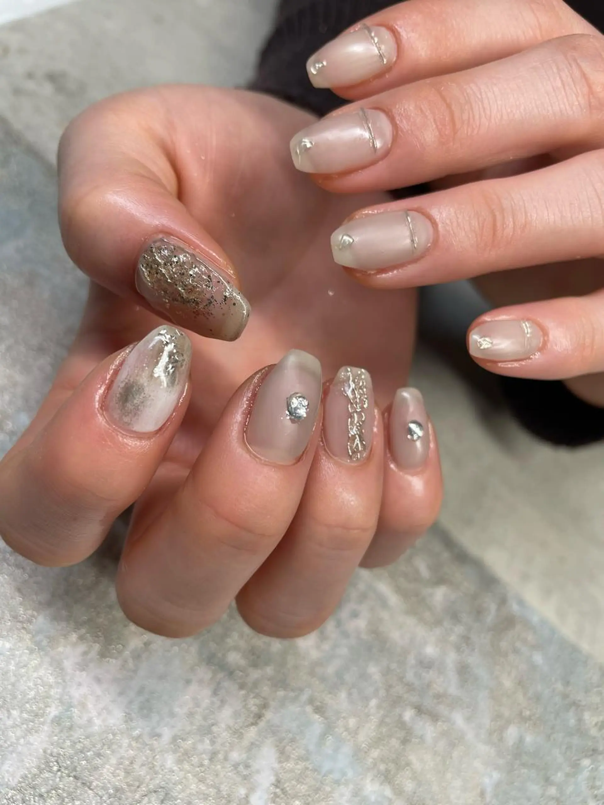 ロング ヘアアレンジ キッズ ネイル マツエク・マツパ アイブロウ 福田 加奈のネイルデザイン