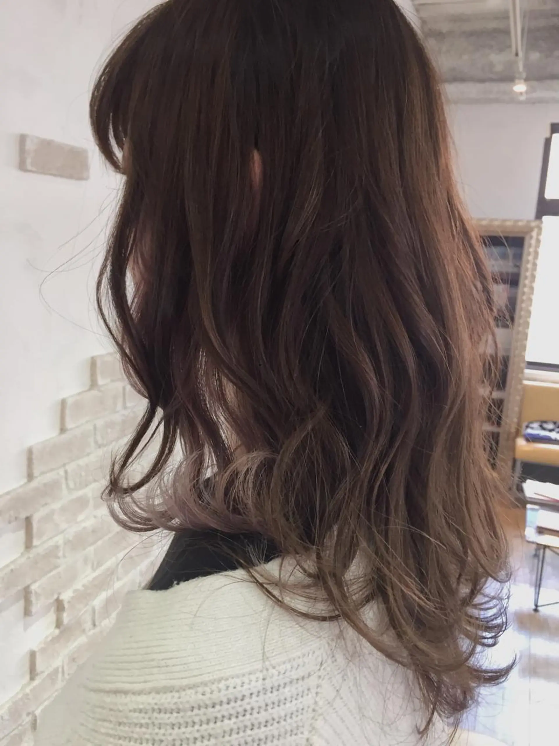 セミロング カラー ヘアアレンジ ハットリ /北習志野のヘアスタイル