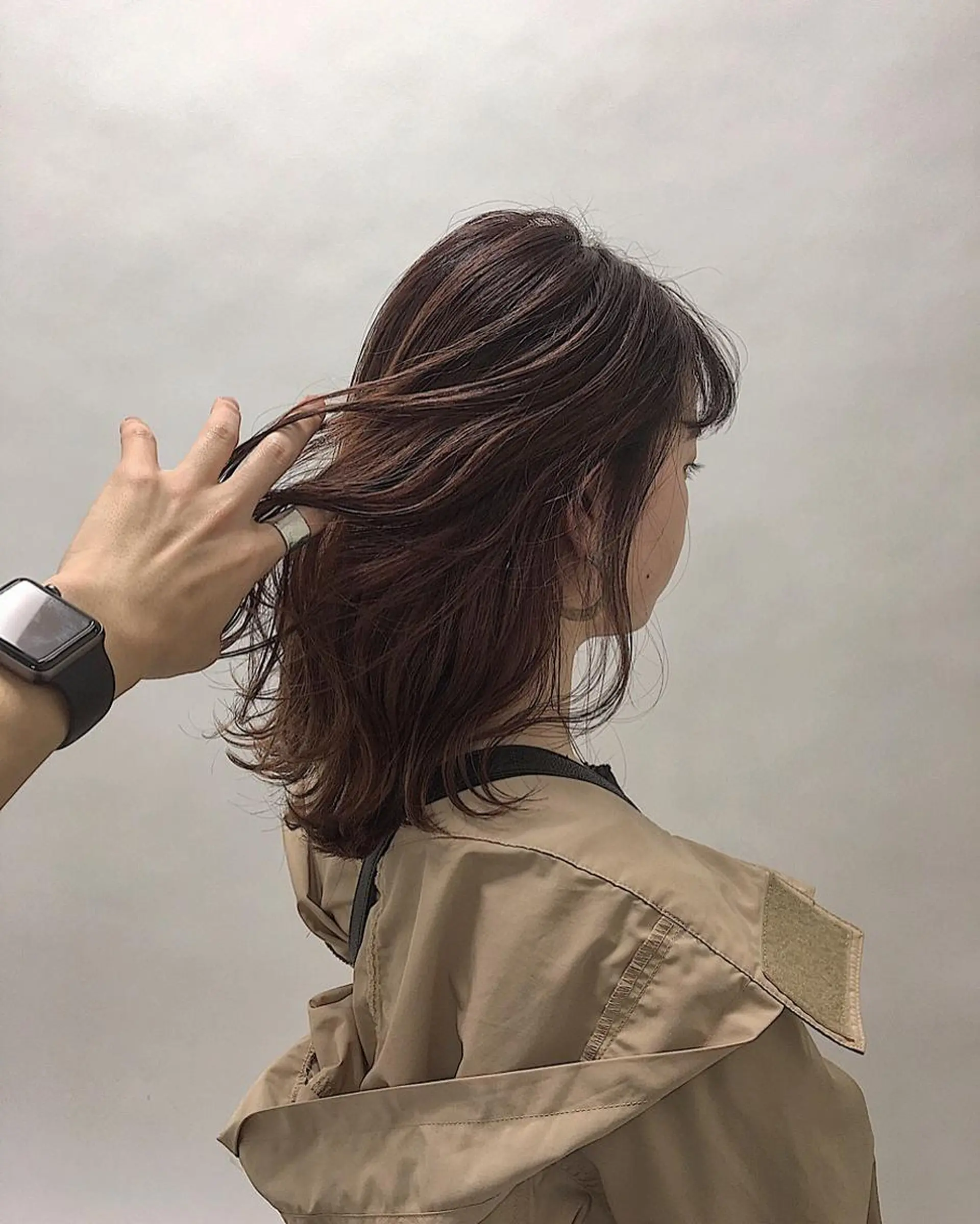 ロング カラー グラデーションカラー ハイトーン/レイヤー /ウルフ⭐️永田⭐️のヘアスタイル