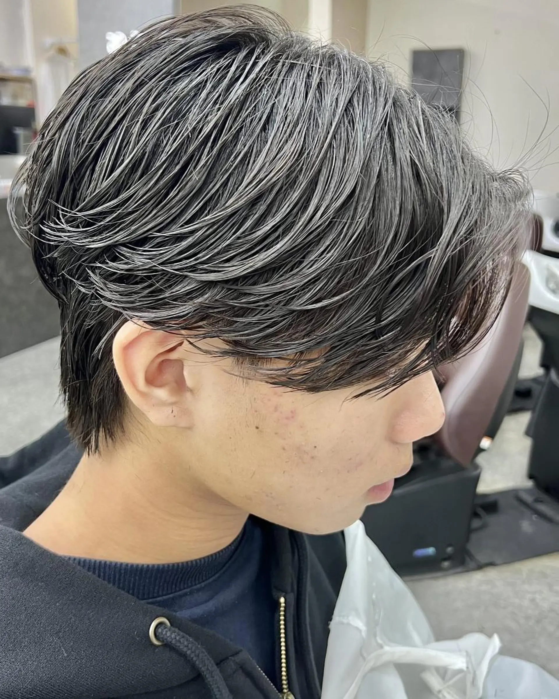 パーマ メンズ カット パーマ GLOP HOMME 店長　アオトのヘアスタイル