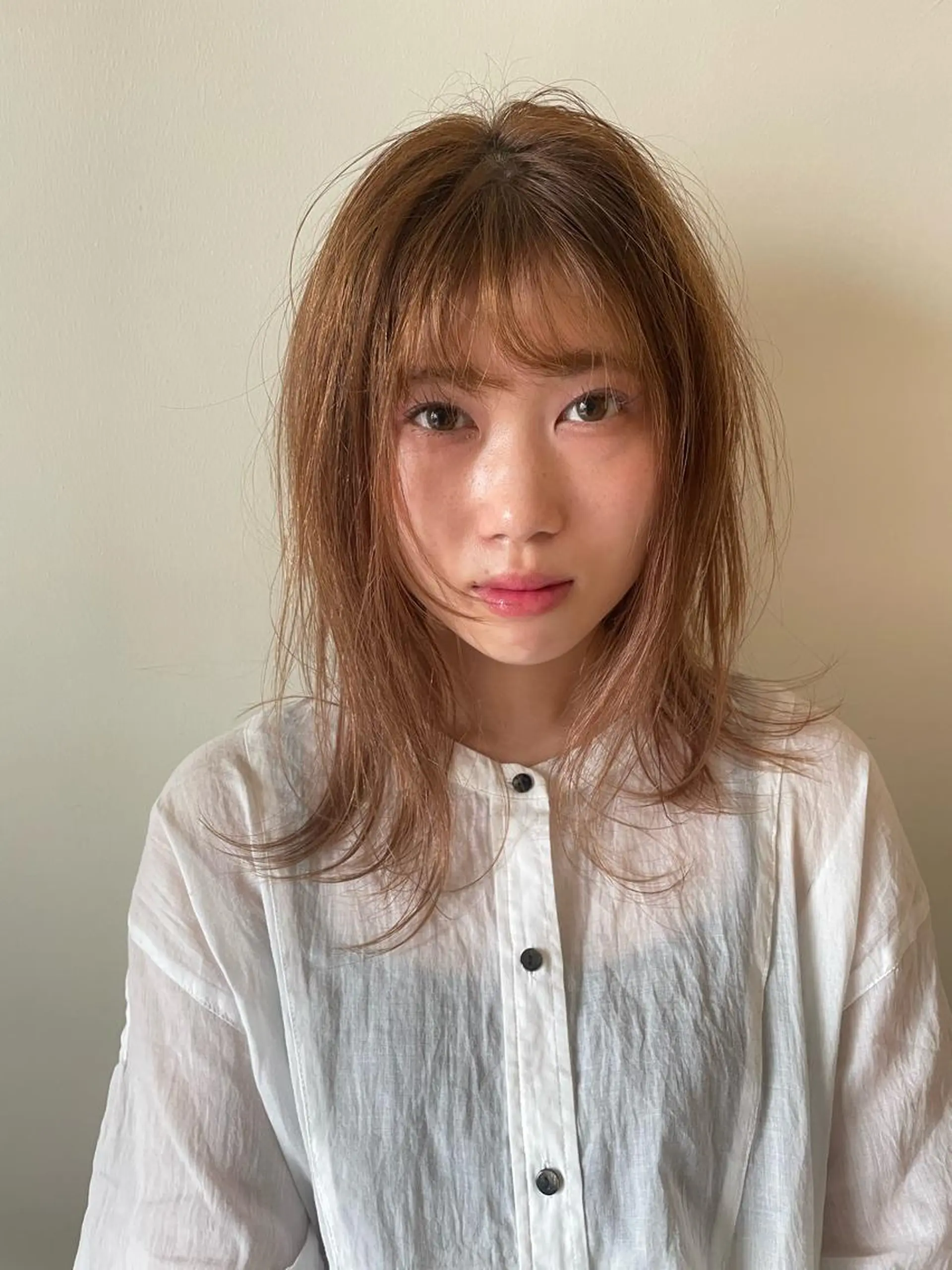 ミディアム カラー haf店長 ✂︎タカハシレン✂︎のヘアスタイル