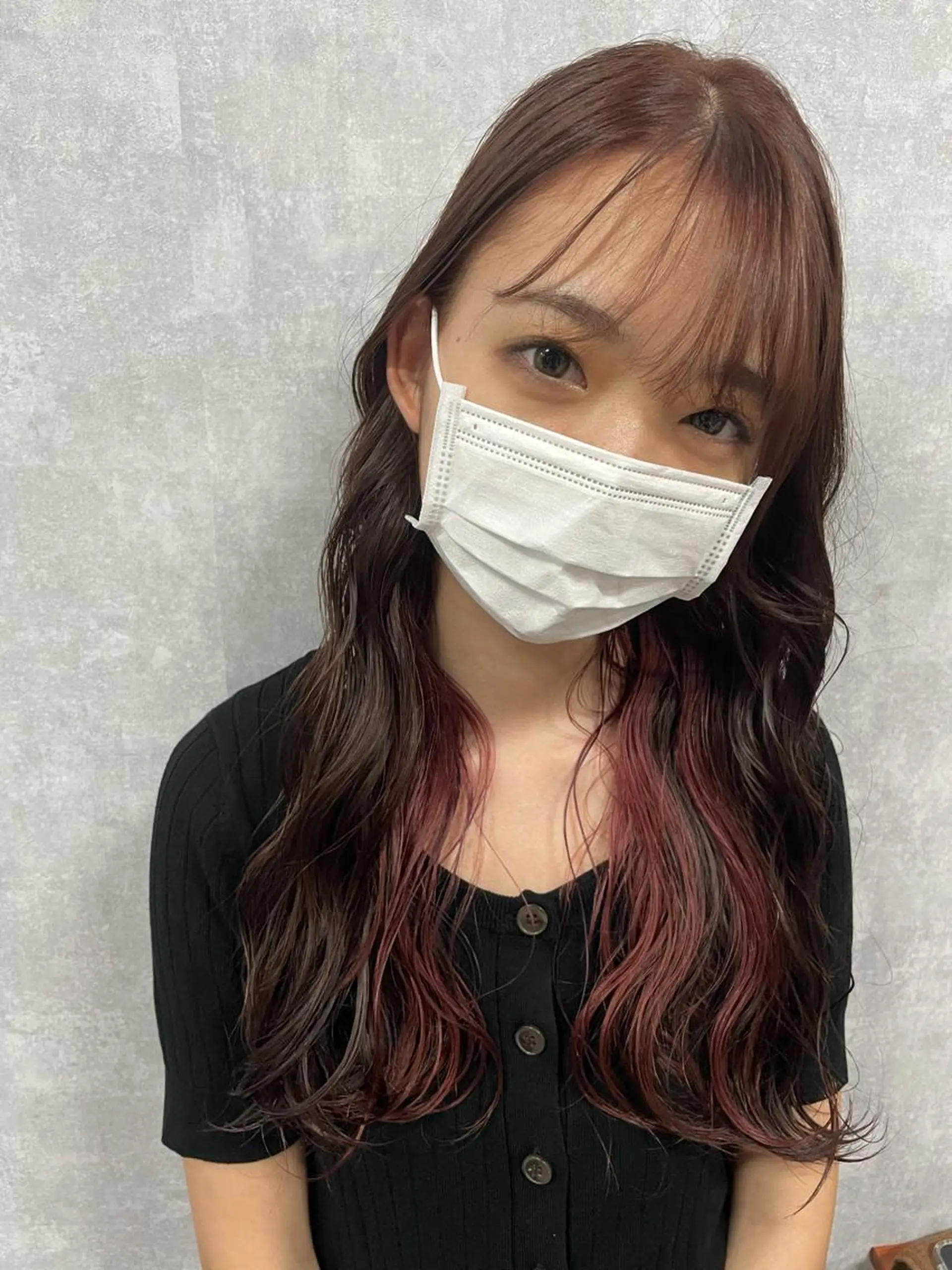 セミロング 切りっぱなしボブ ショートボブ セミロングパーマ アッシュ ミストバング カット ヘアカラー トリートメント モテ髪/ボブ/ショー ト/アダチフウトのヘアスタイル