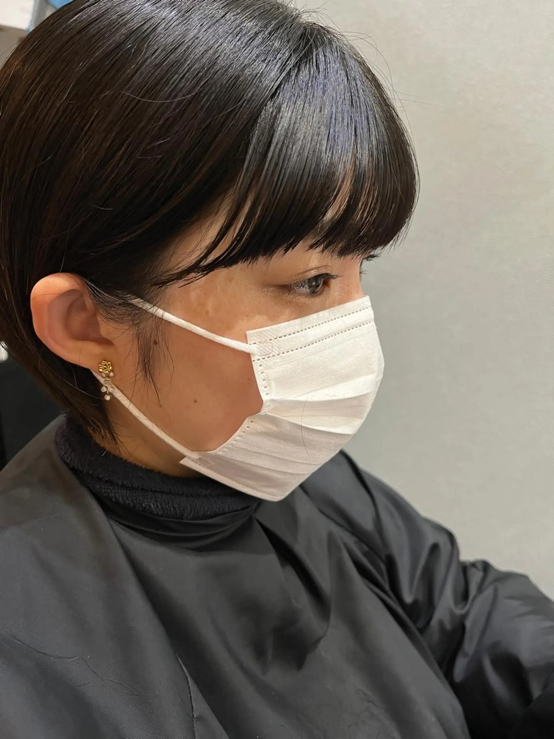 ショート カラー パーマ ヘアアレンジ メンズ キッズ ネイル マツエク・マツパ アイブロウ メンズハイライト メンズパーマ ブラウンカラー ケアカラー 透明感カラー 久木原 ゆりのヘアスタイル