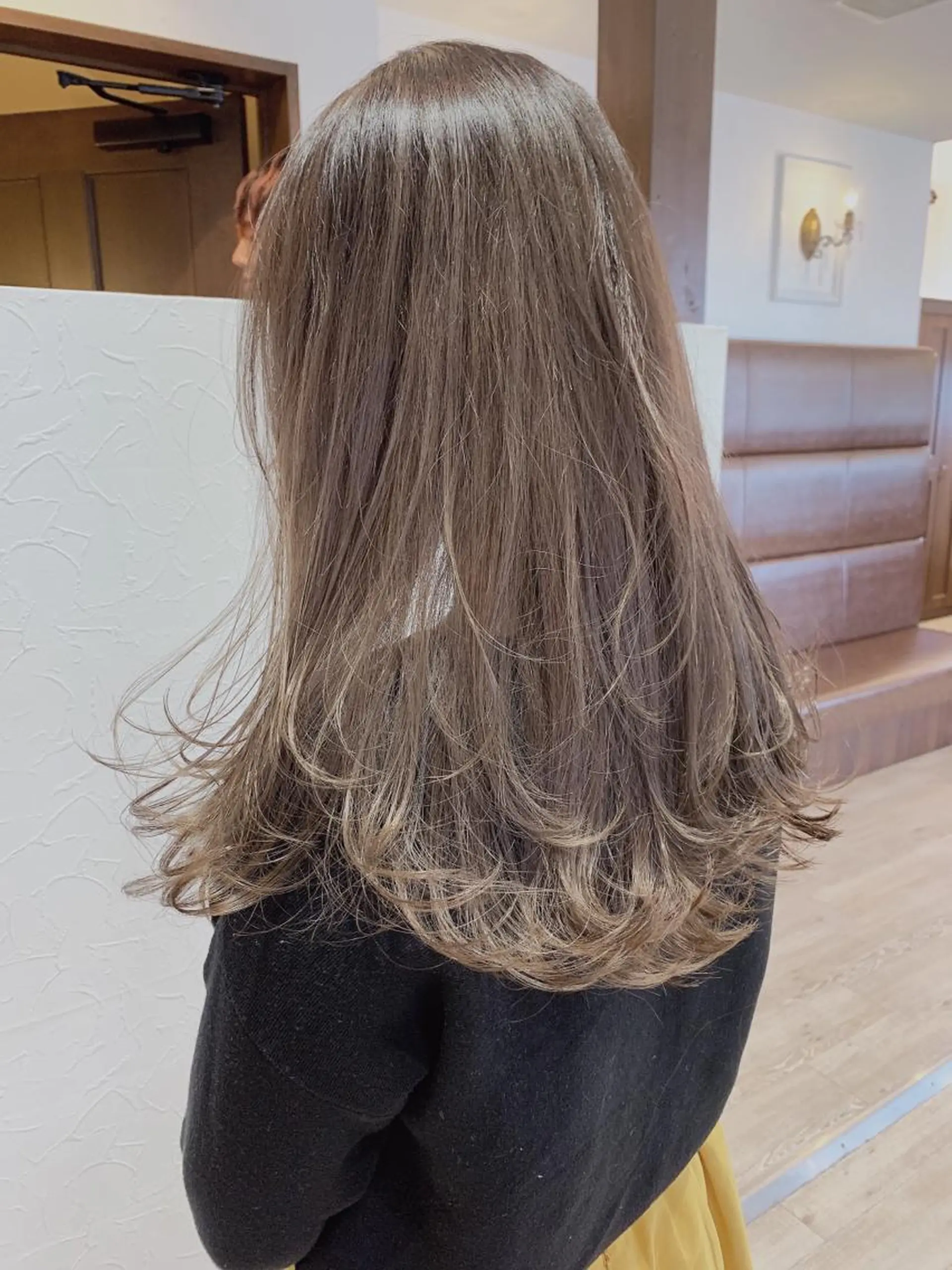 セミロング ハイライト 【モニター募集】 三宅航平のヘアスタイル