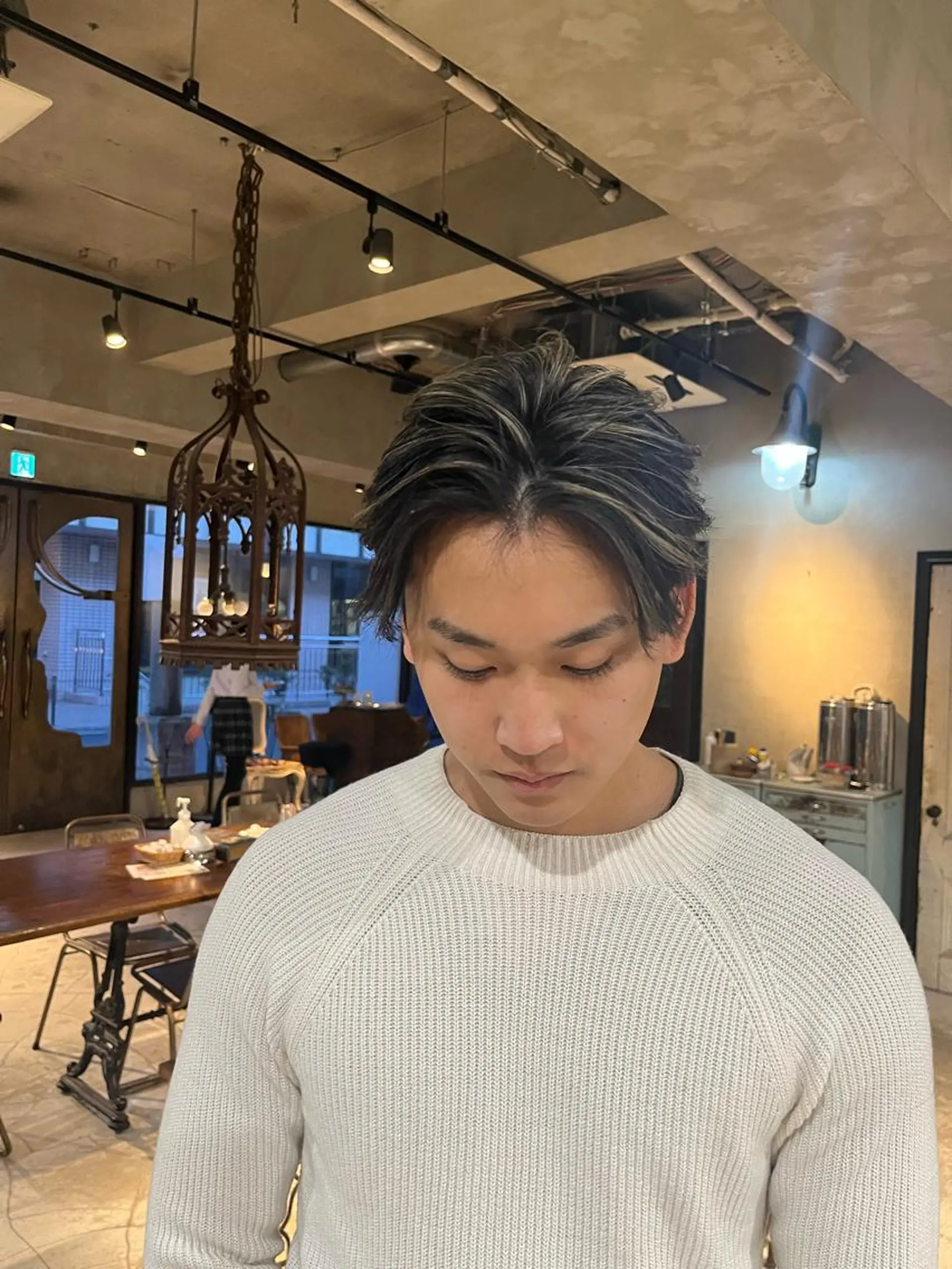 カラー メンズ メンズハイライト ハイライトカラー カット ヘアカラー トリートメント ✨メンズスタイル✨ Daiのヘアスタイル