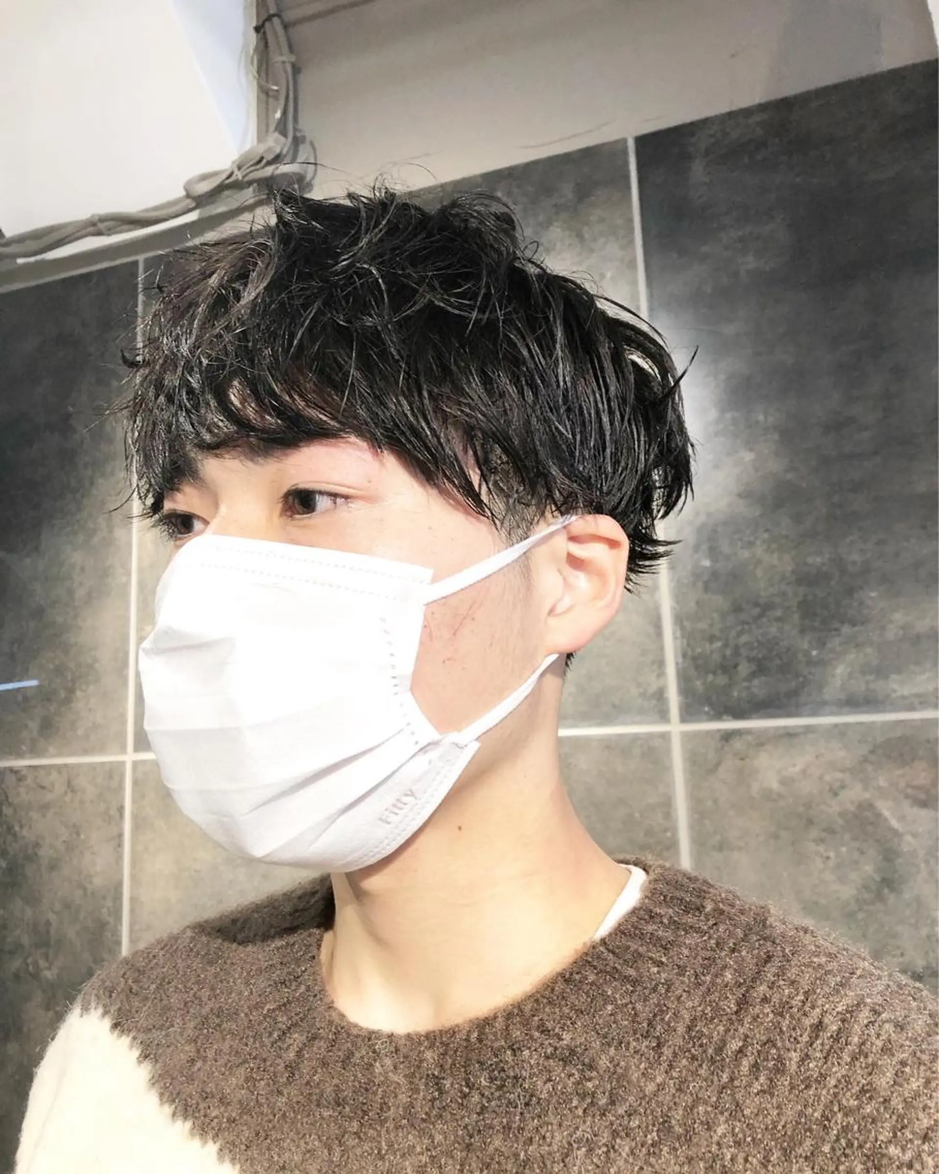 パーマ ヘアアレンジ メンズ カット パーマ トリートメント ヘアセット メンズ特化✂️栗原 侑也のヘアスタイル