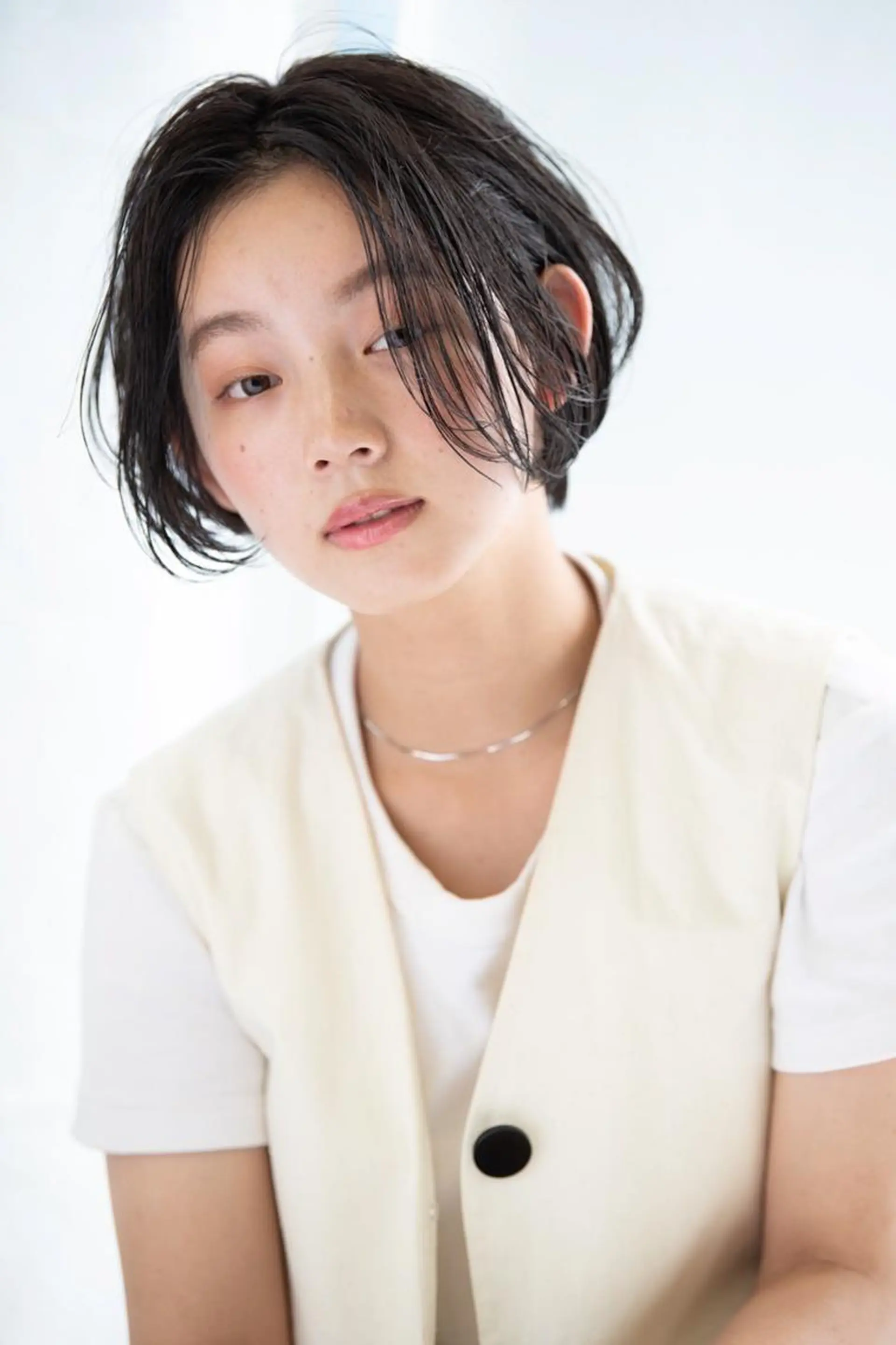 ショート カラー パーマ ヘアアレンジ 山下 直人のヘアスタイル