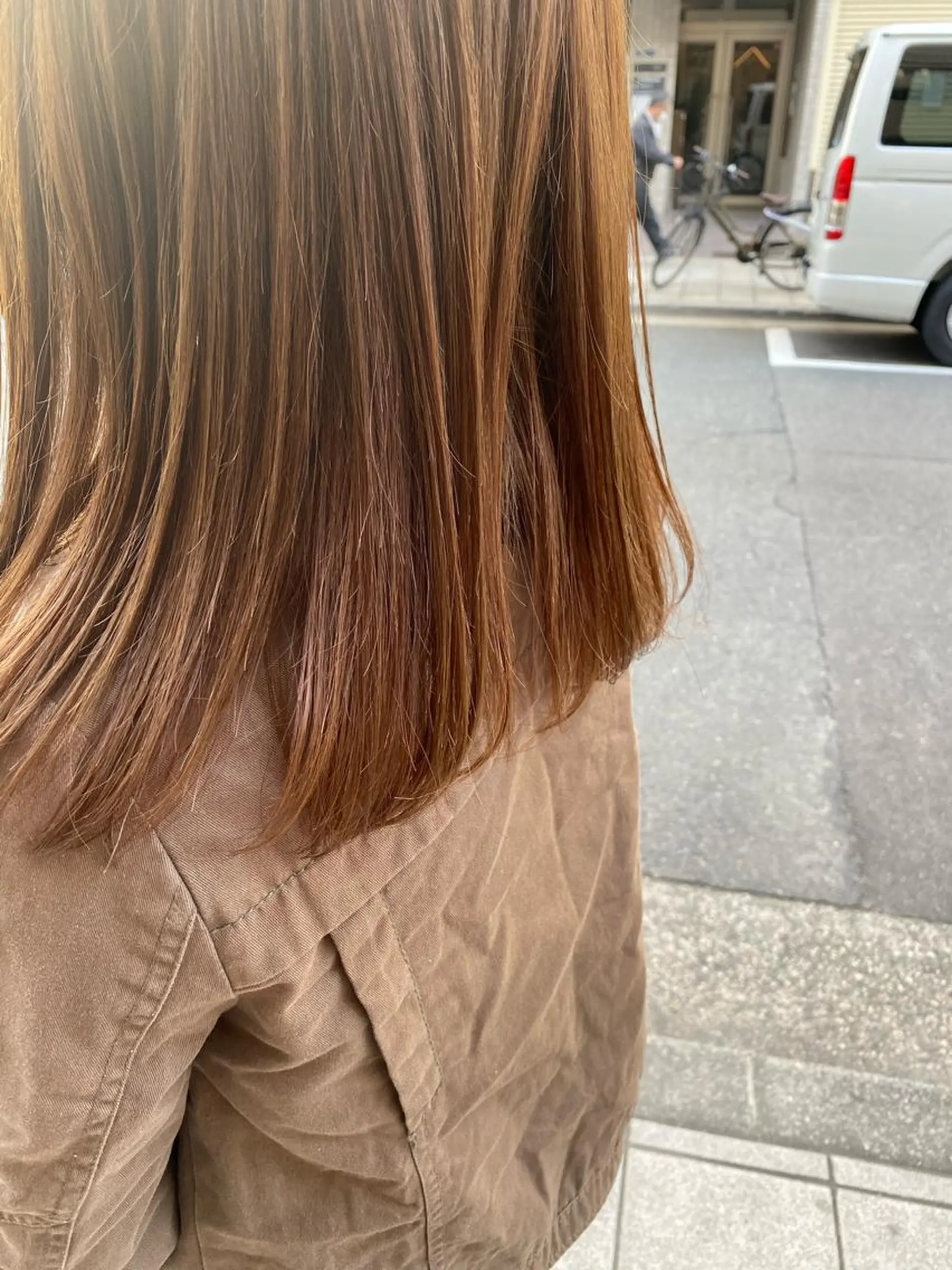 ロング カラー ヘアアレンジ 韓国好き🇰🇷 美容師MIKUのヘアスタイル