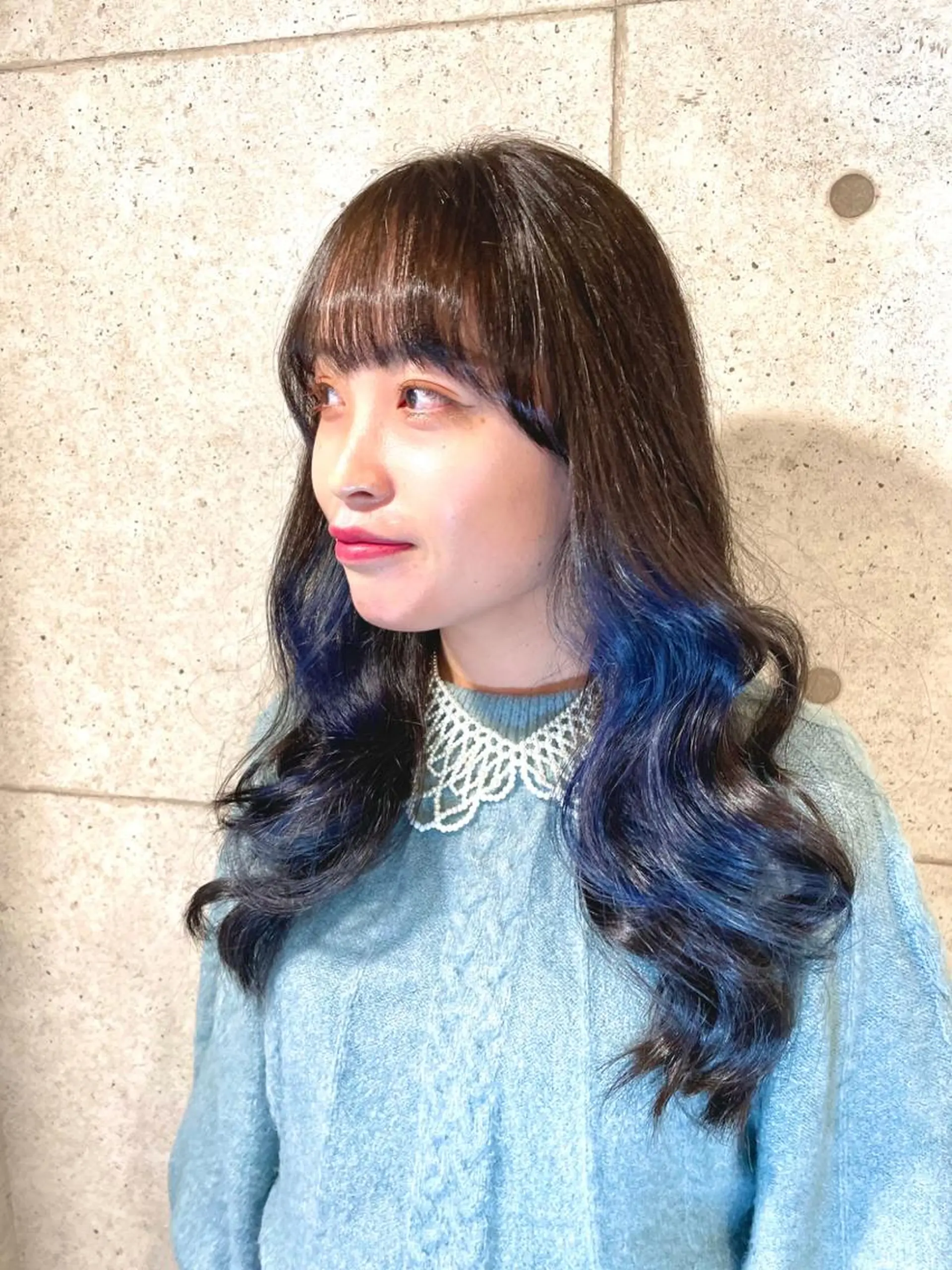 ロング カラー インナーカラー 韓国風ヘア ロング 1日1名様限定 予約可能のヘアスタイル