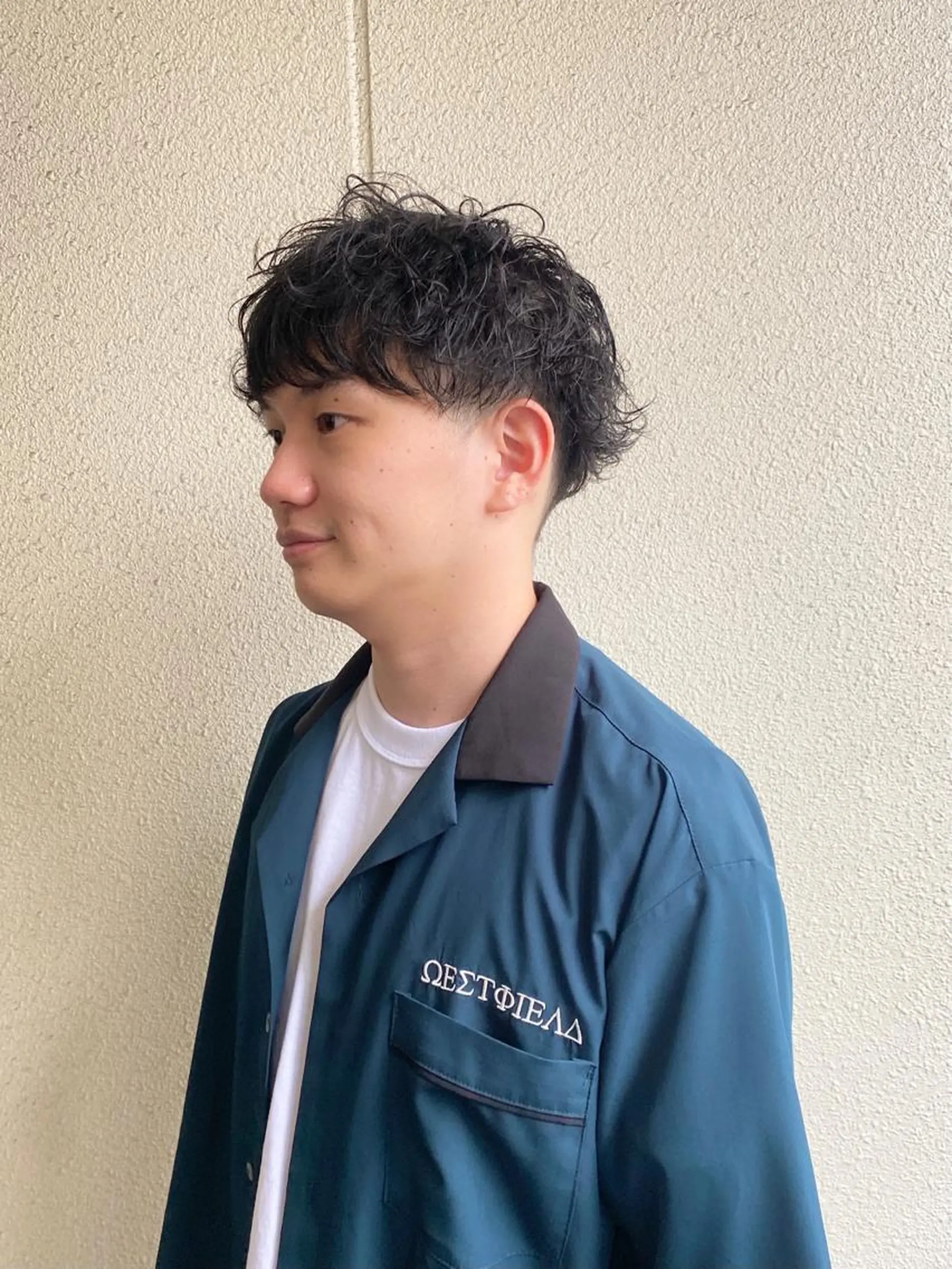 ショート パーマ メンズ マッシュ メンズパーマ メンズショート ツーブロック 刈り上げ カット パーマ ボブ/髪質改善/ レイヤー/池澤慎人のヘアスタイル