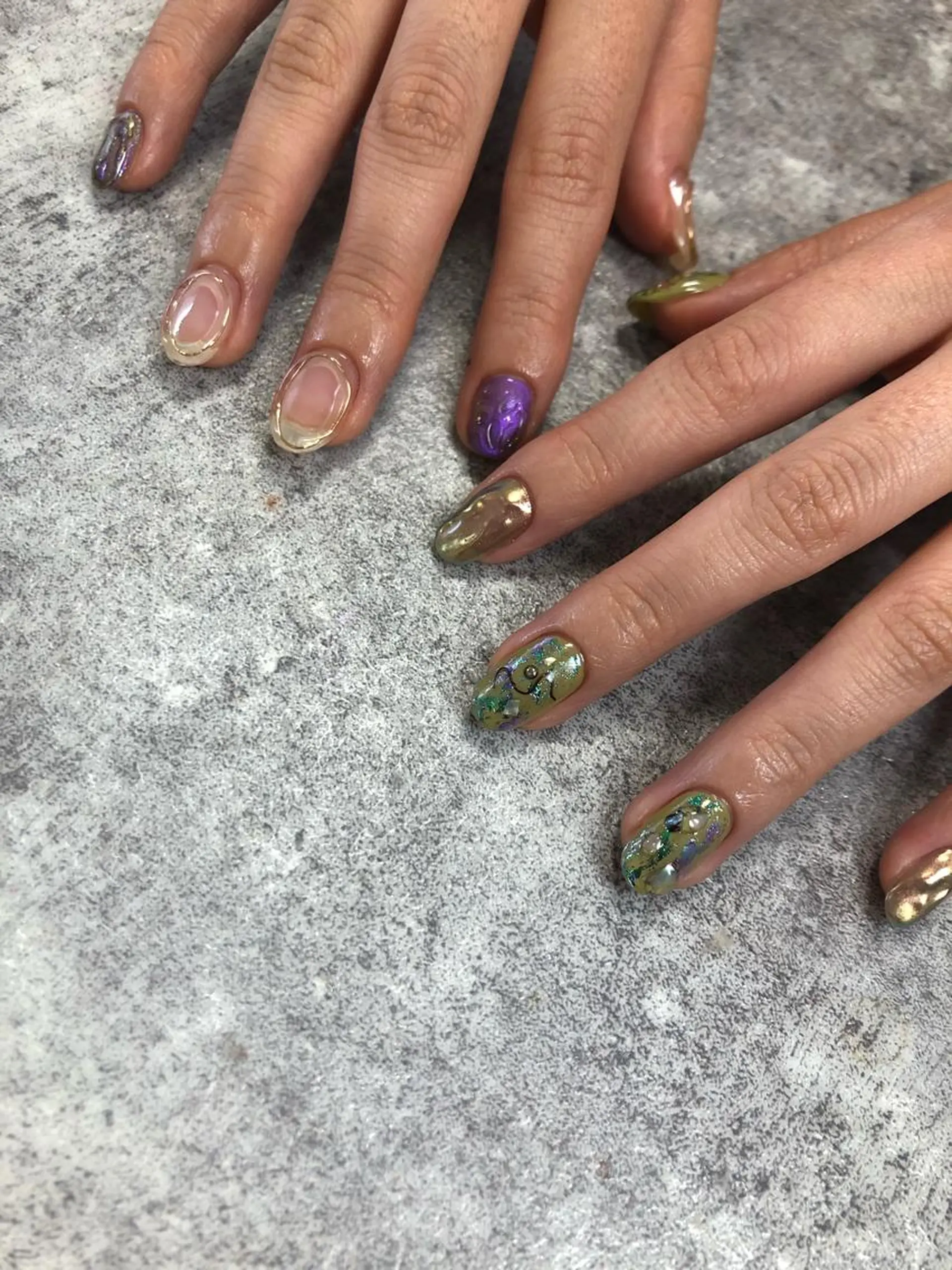 ネイル ハンドネイル 【LINON】 airiのネイルデザイン