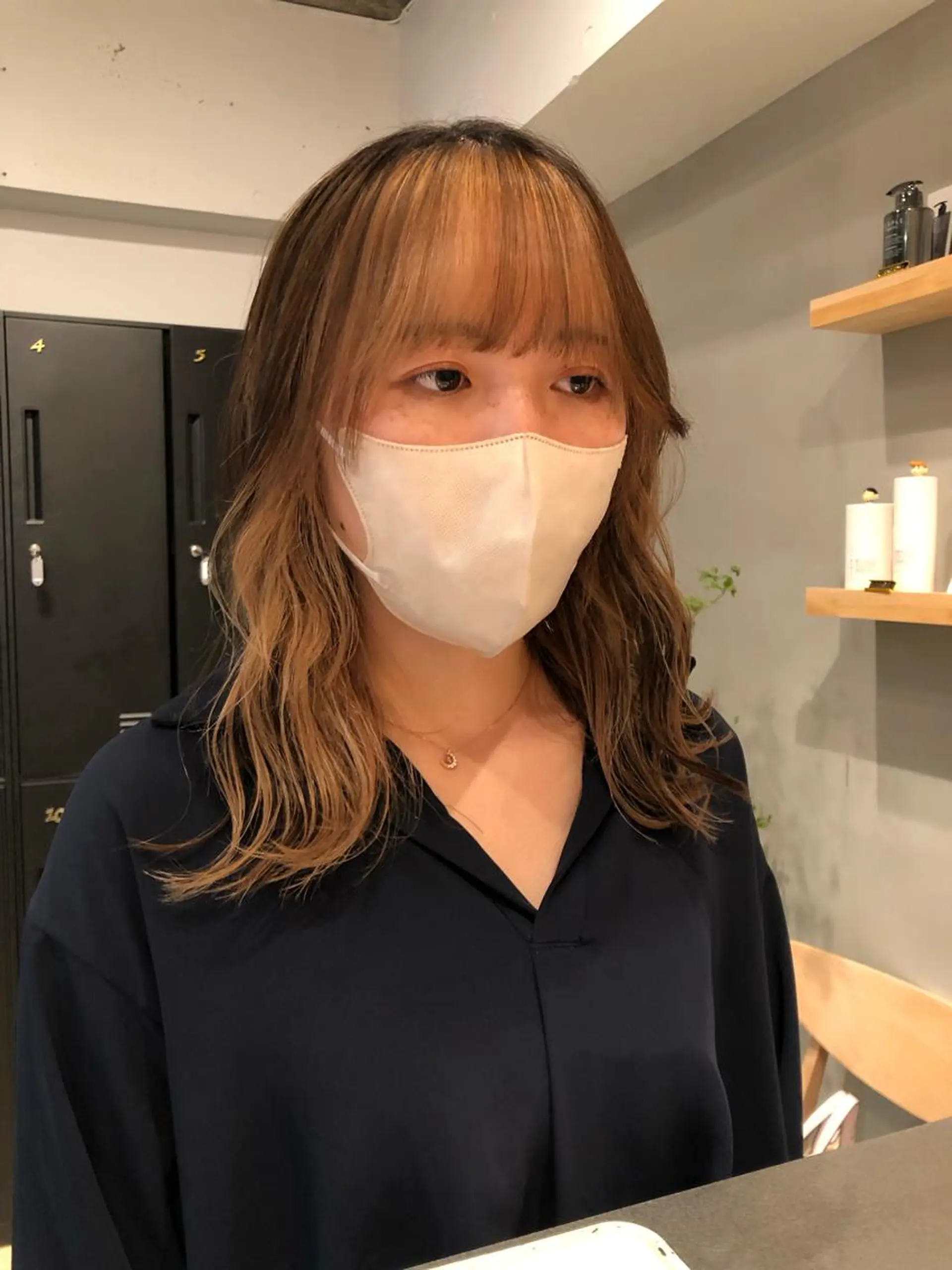 セミロング ラフパーマ/ボブ/ 似合わせヘア/ショウのヘアスタイル