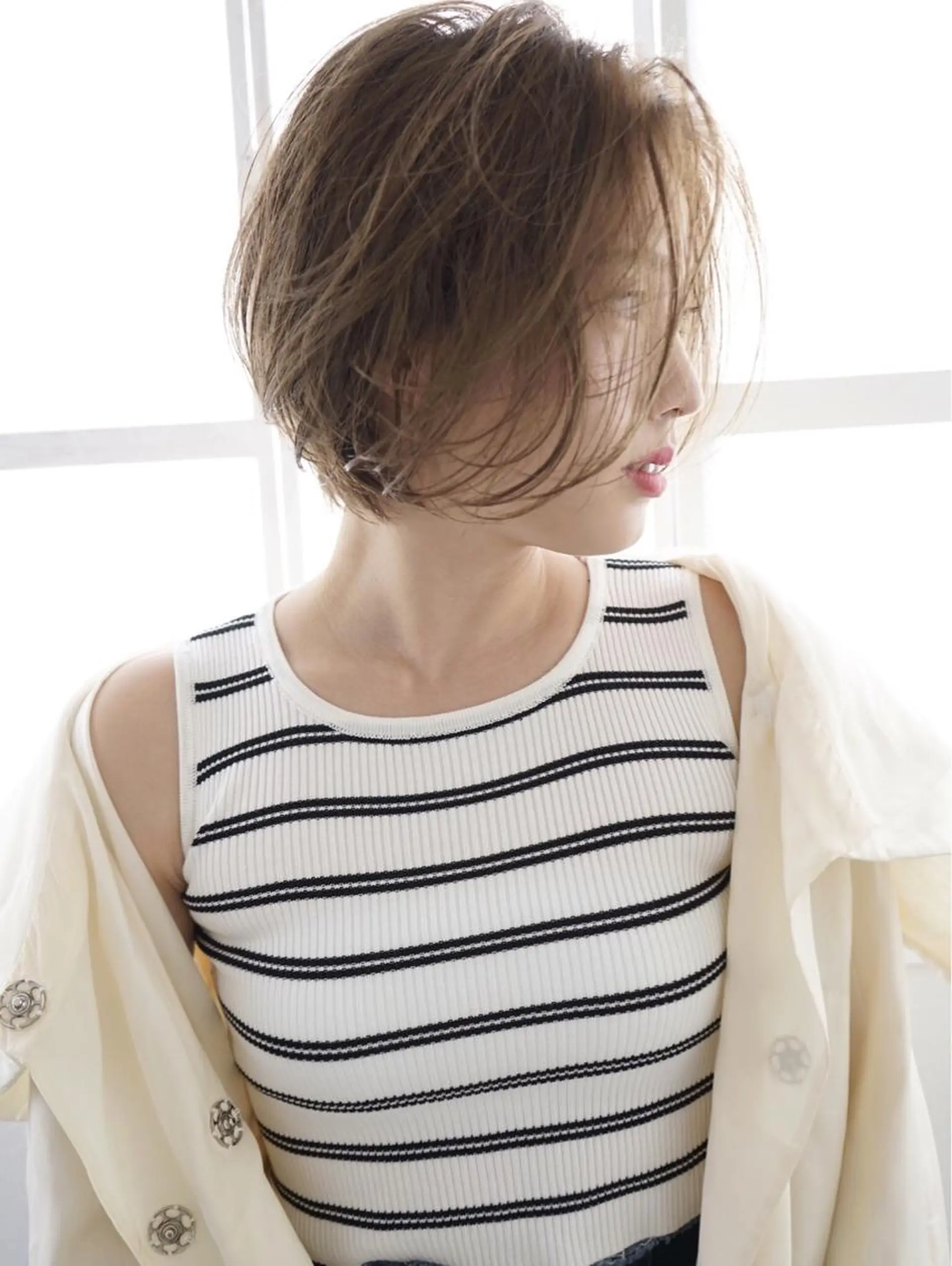 ショート カラー カット ヘアカラー 花井 啓好のヘアスタイル