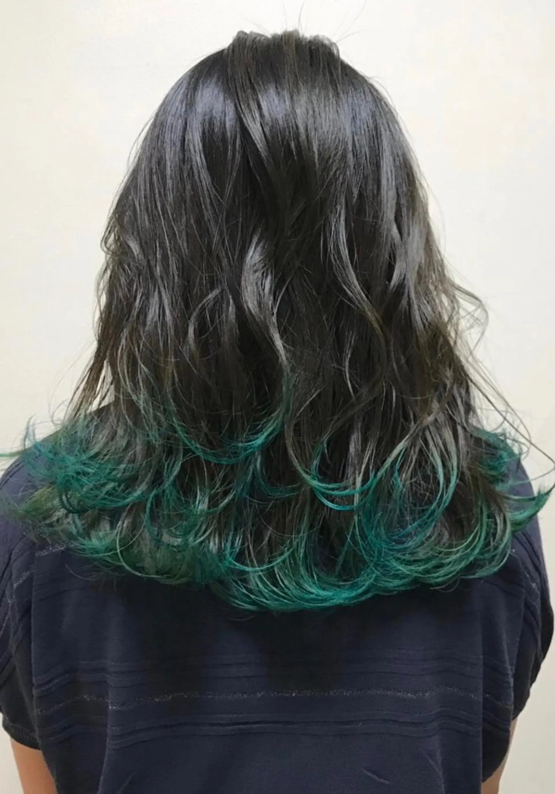 セミロング カラー 髪質改善/マツパ 垢抜け透明カラー衣笠のヘアスタイル