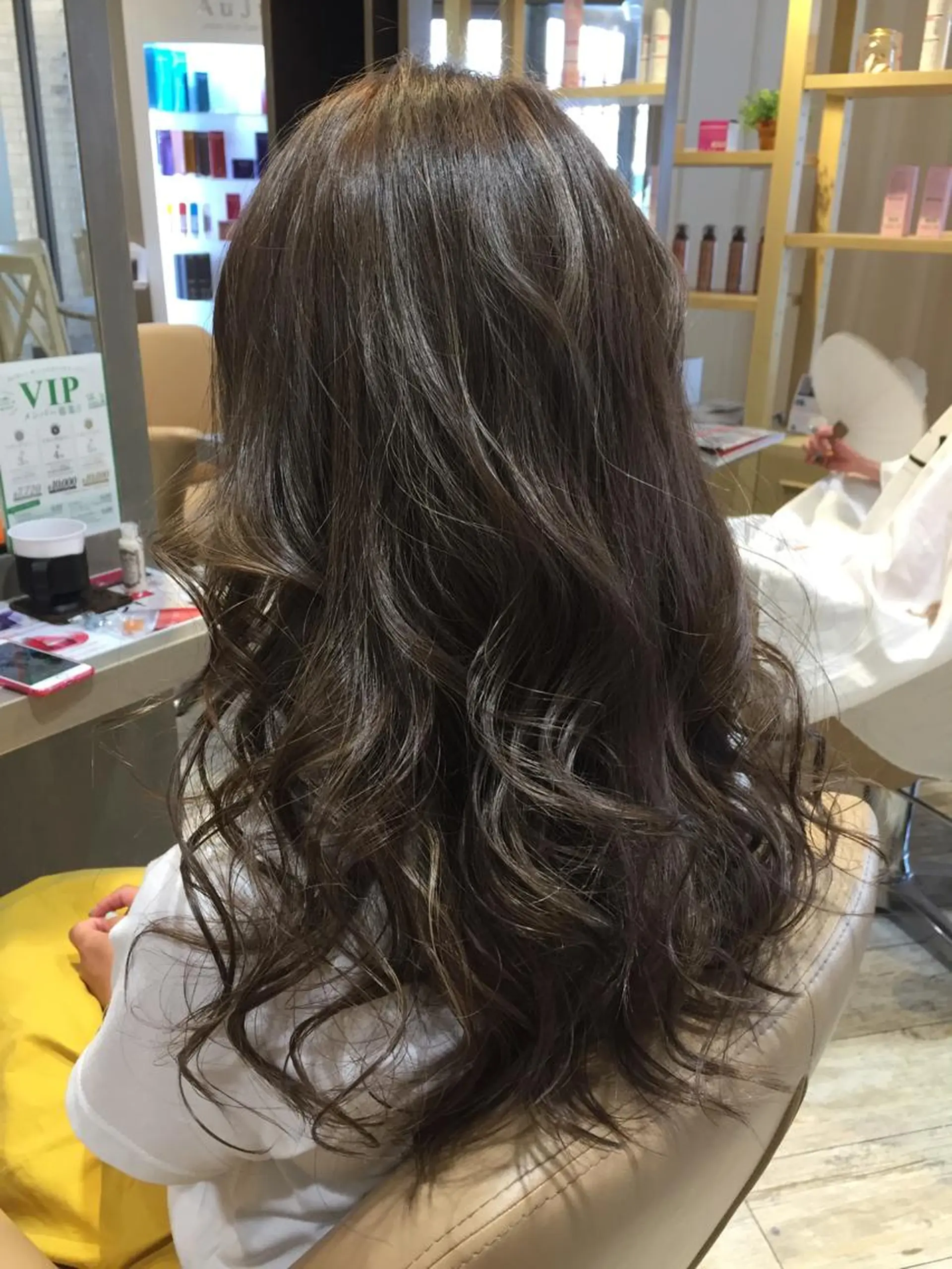 セミロング ヘアセット 野中のヘアスタイル