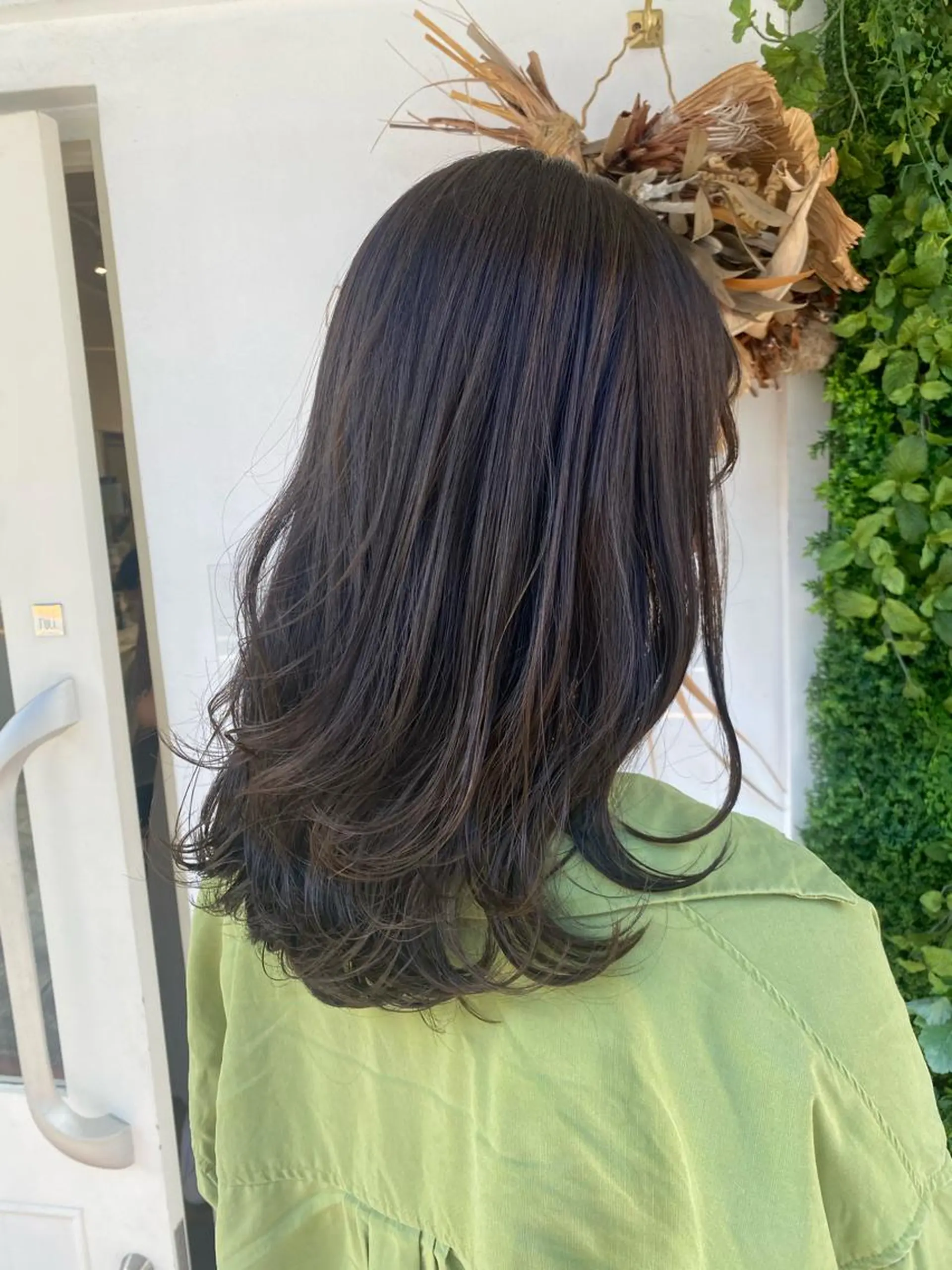 セミロング カラー 透明感カラー/韓国 ヘア🩶yuri🩵のヘアスタイル