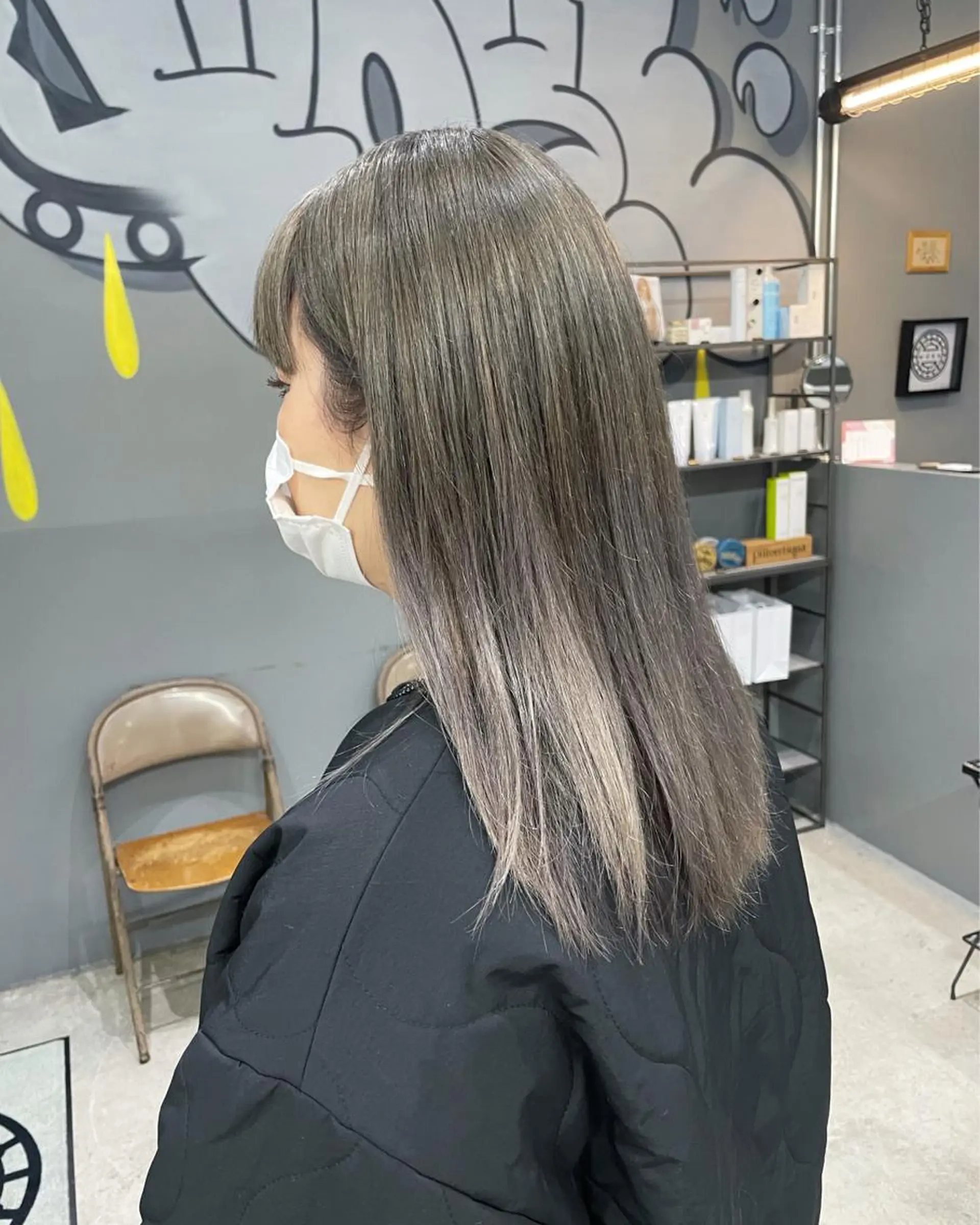 ロング カラー メンズ専門サロン wokeのヘアスタイル