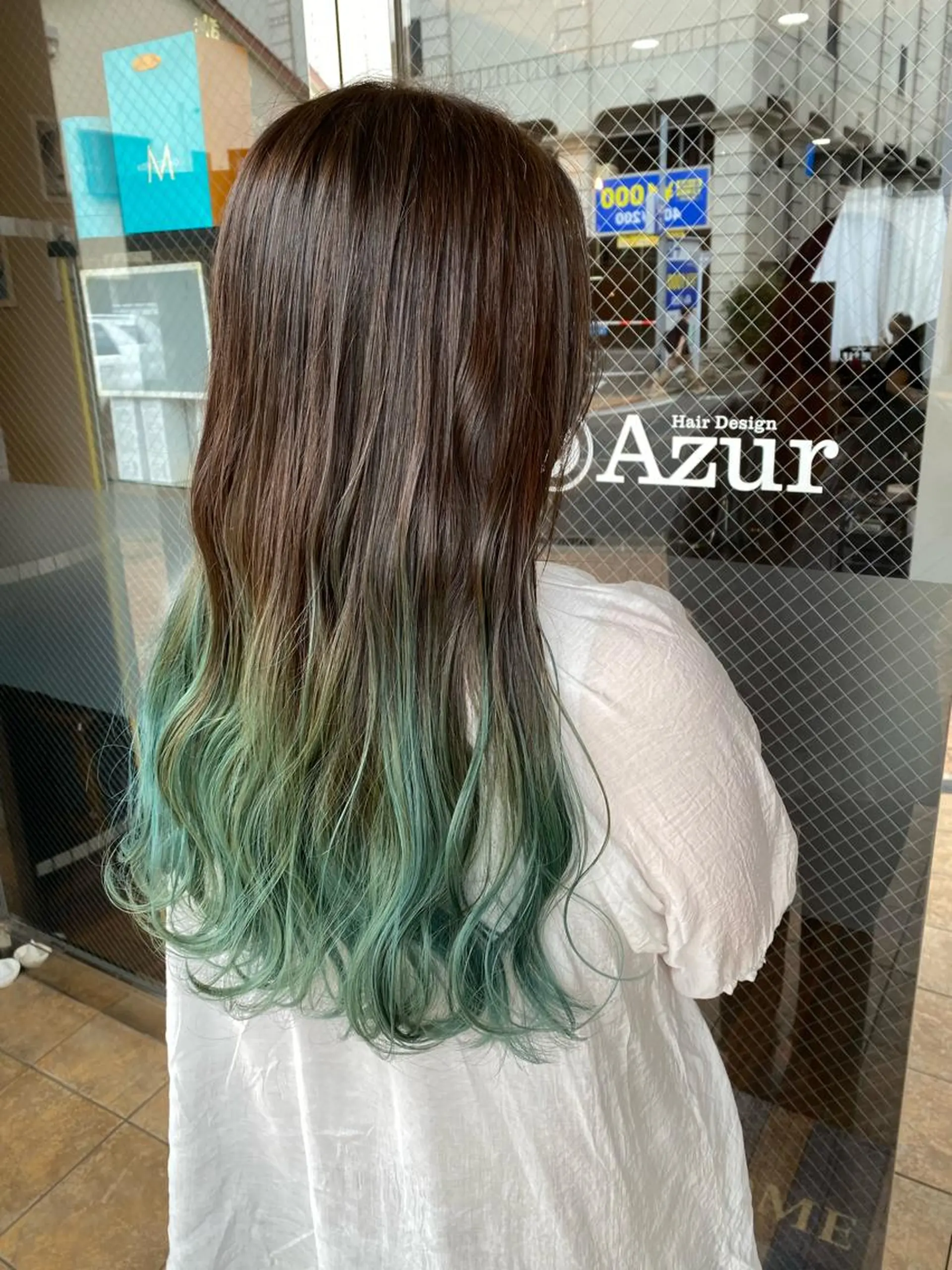 ロング カラー ヘアカラー トリートメント 美髪 カラーリストのヘアスタイル
