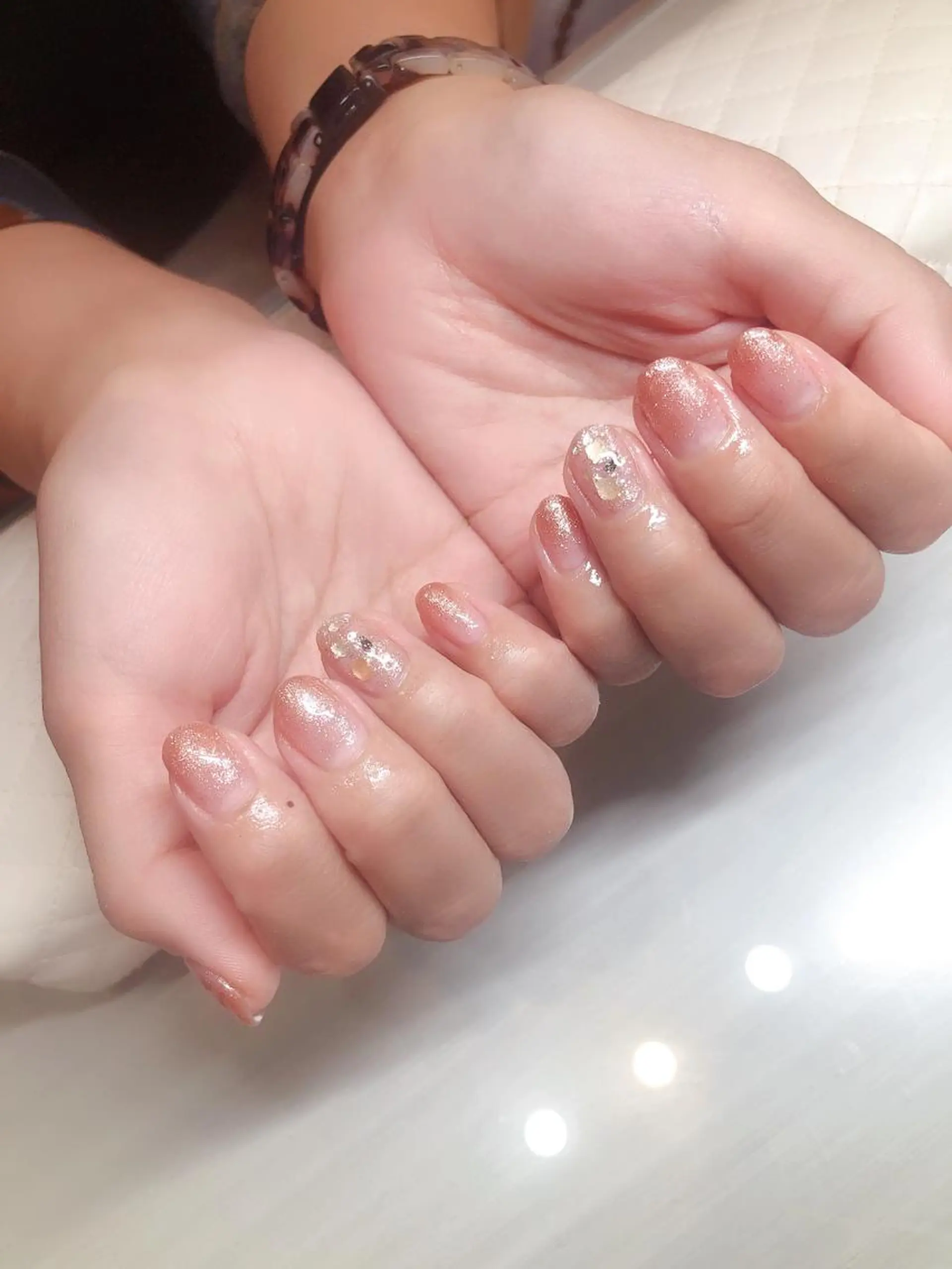ネイル シンプルネイル Gem  the beauty玲衣のネイルデザイン