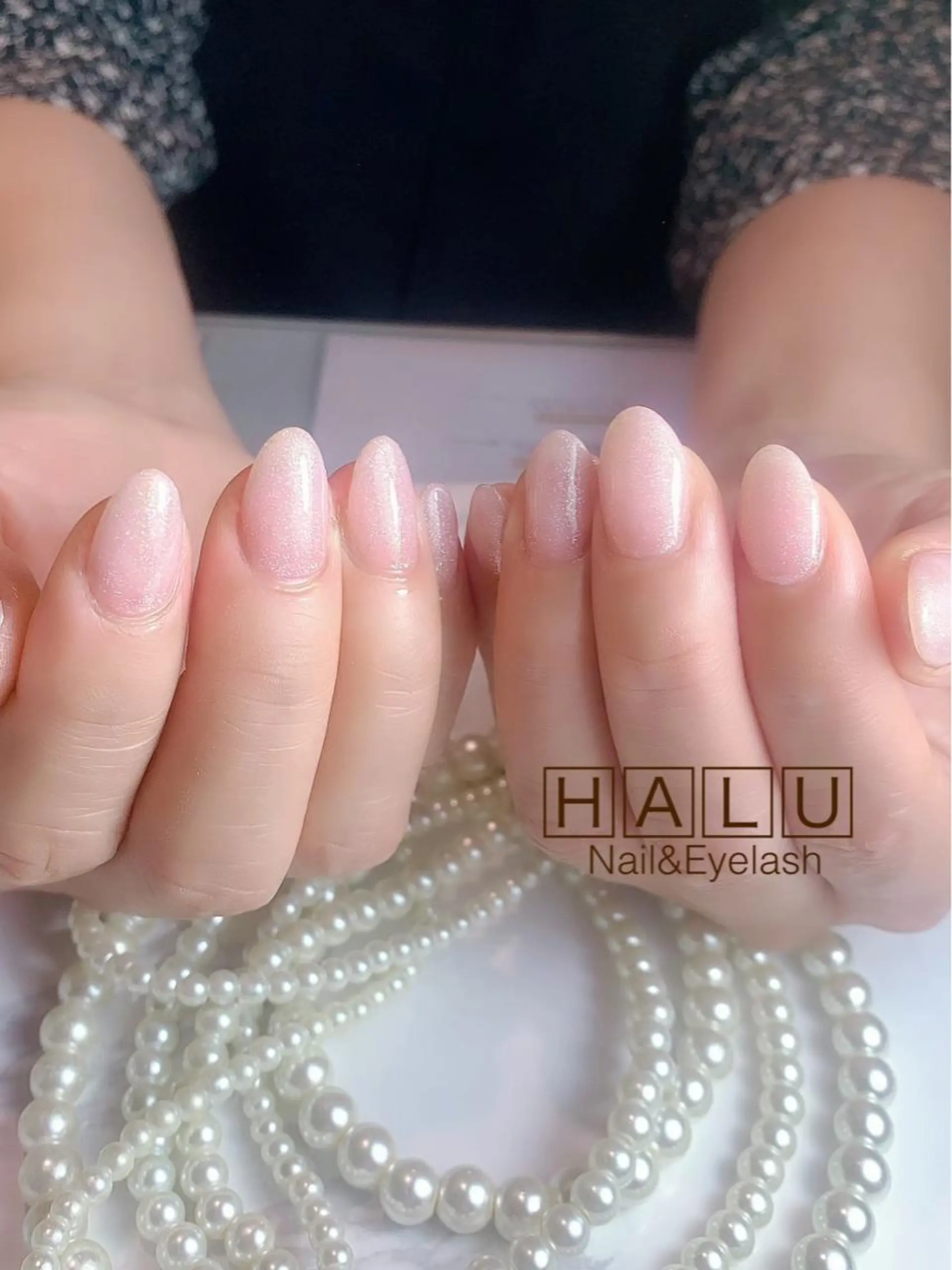 ネイル キラキラネイル オフィスネイル HALU ハルのネイルデザイン