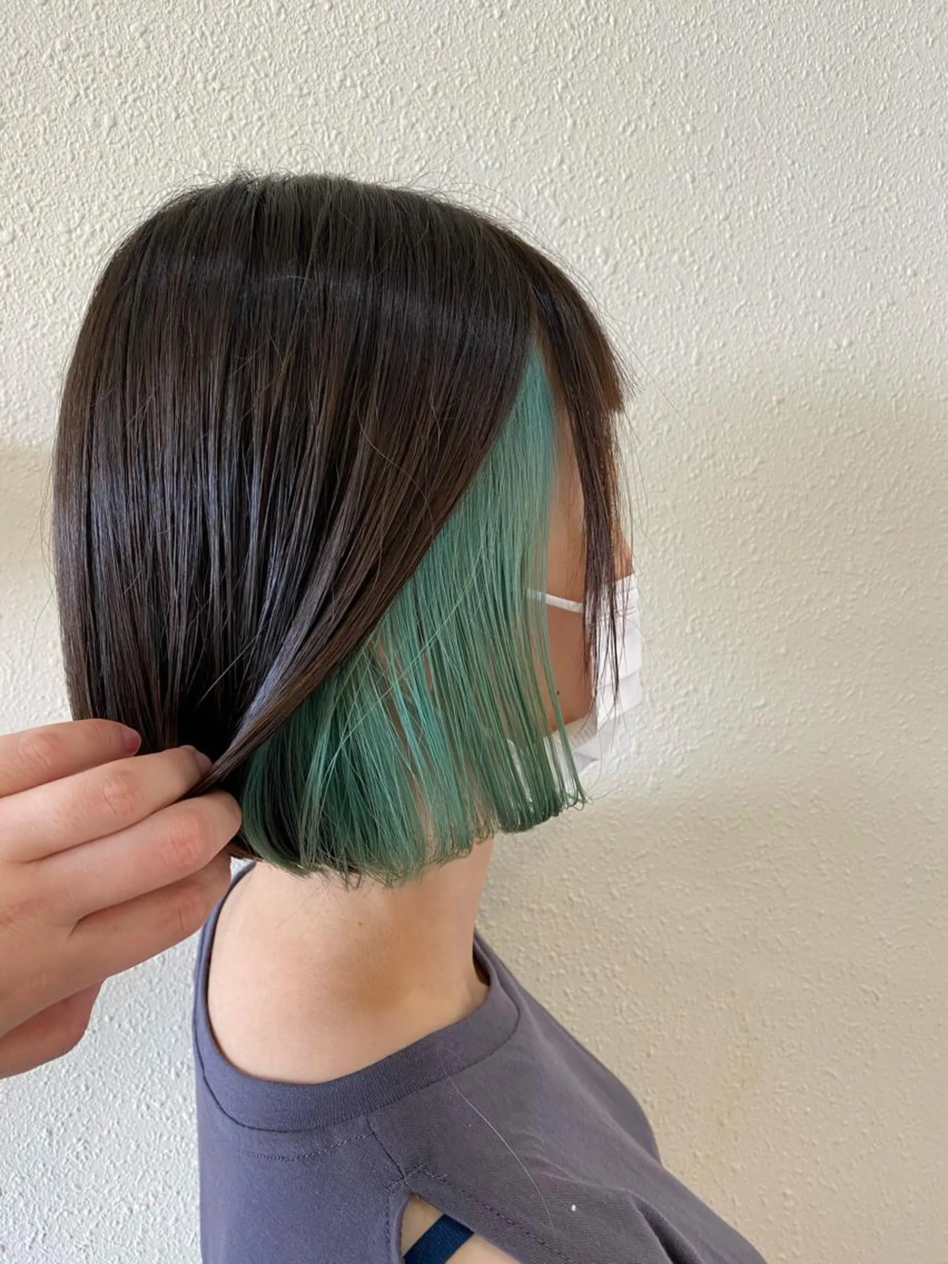 ミディアム カラー ヘアカラー トリートメント 中川 茜里のヘアスタイル