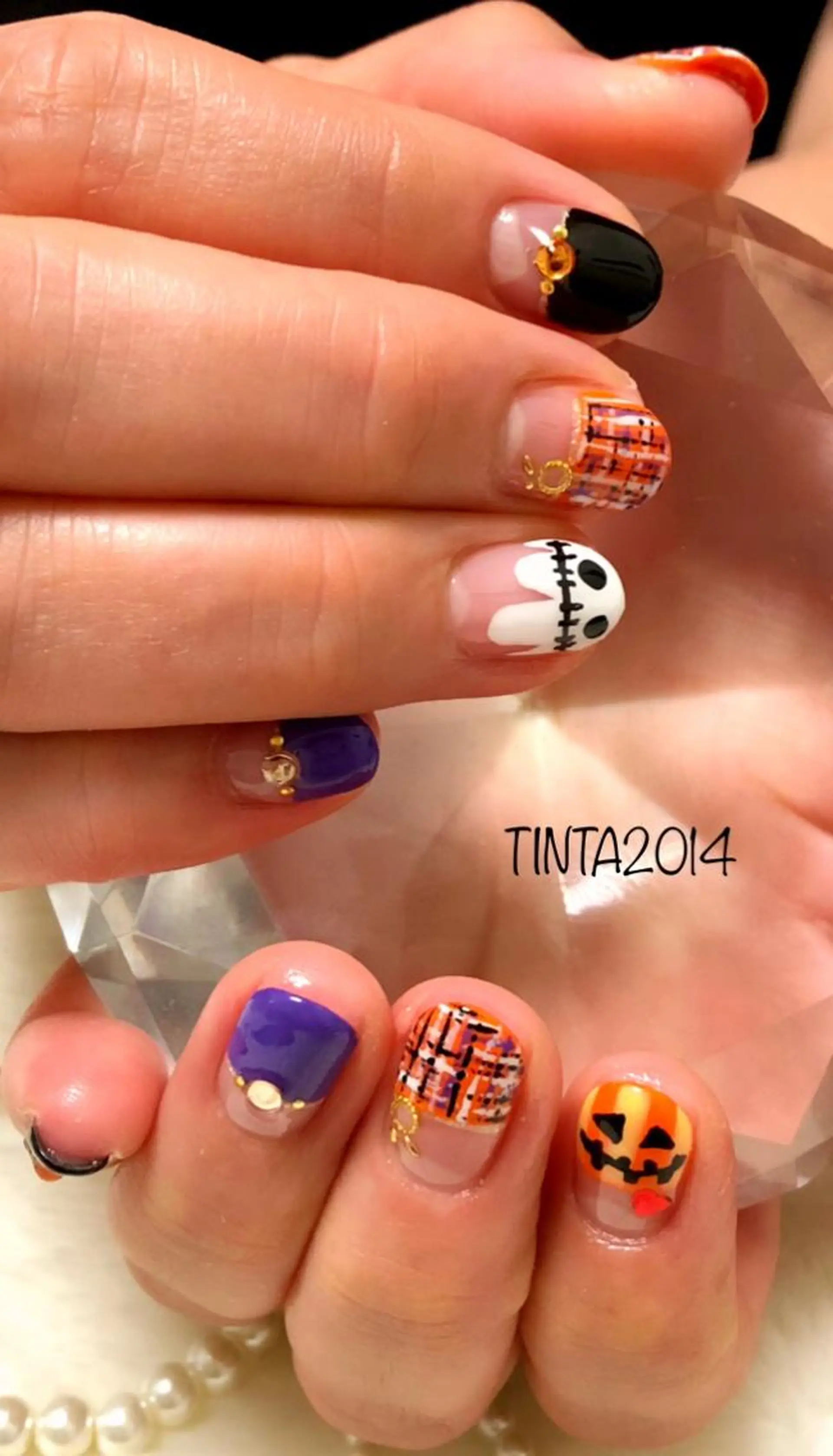 ネイル ハロウィン ネイルサロン ティンタ所属・馬場 典子のネイルデザイン