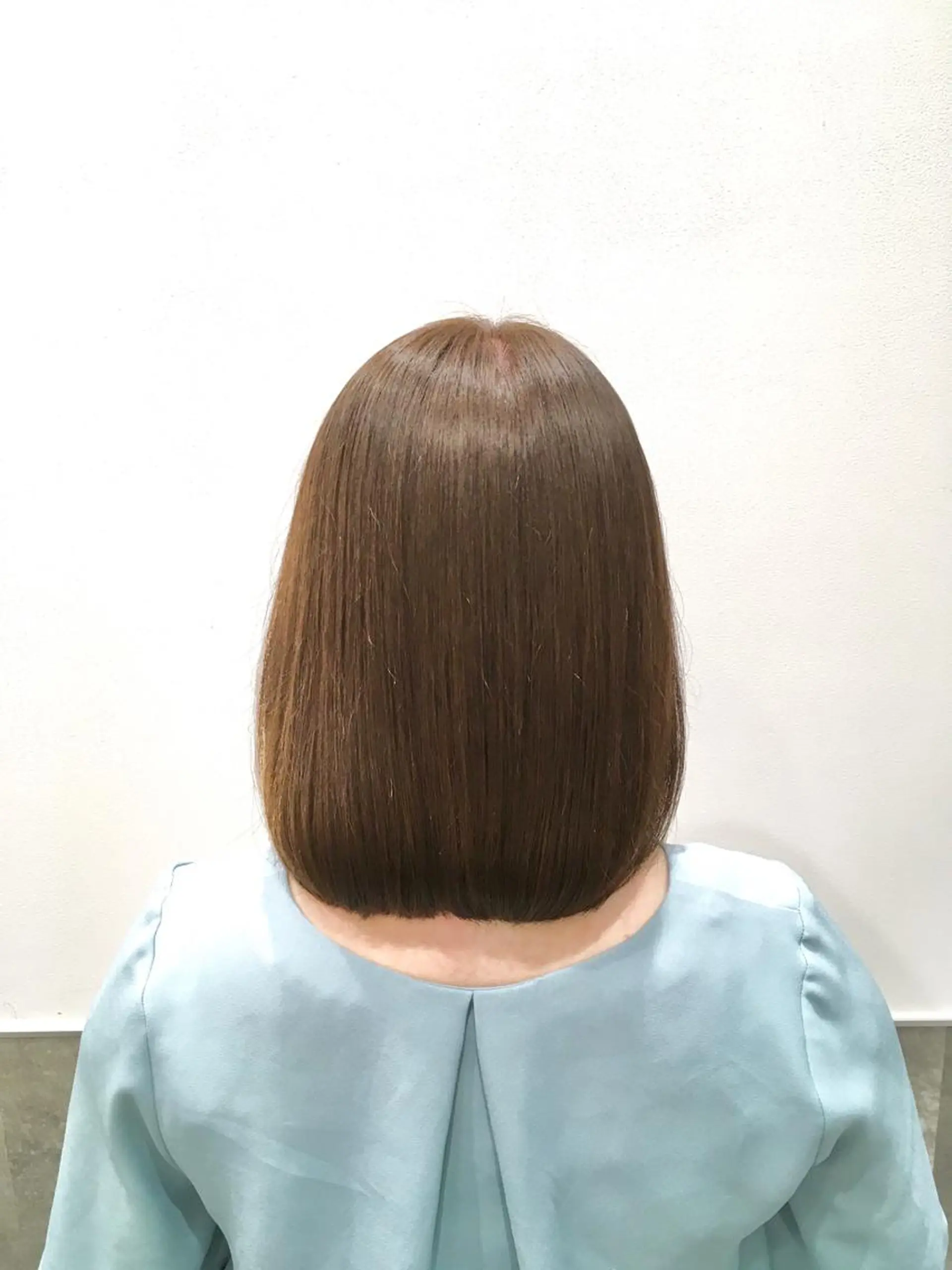 ミディアム カラー ベージュカラー ヘアカラー トリートメント ヘッドスパ ヘアセット yoshi ☆のヘアスタイル