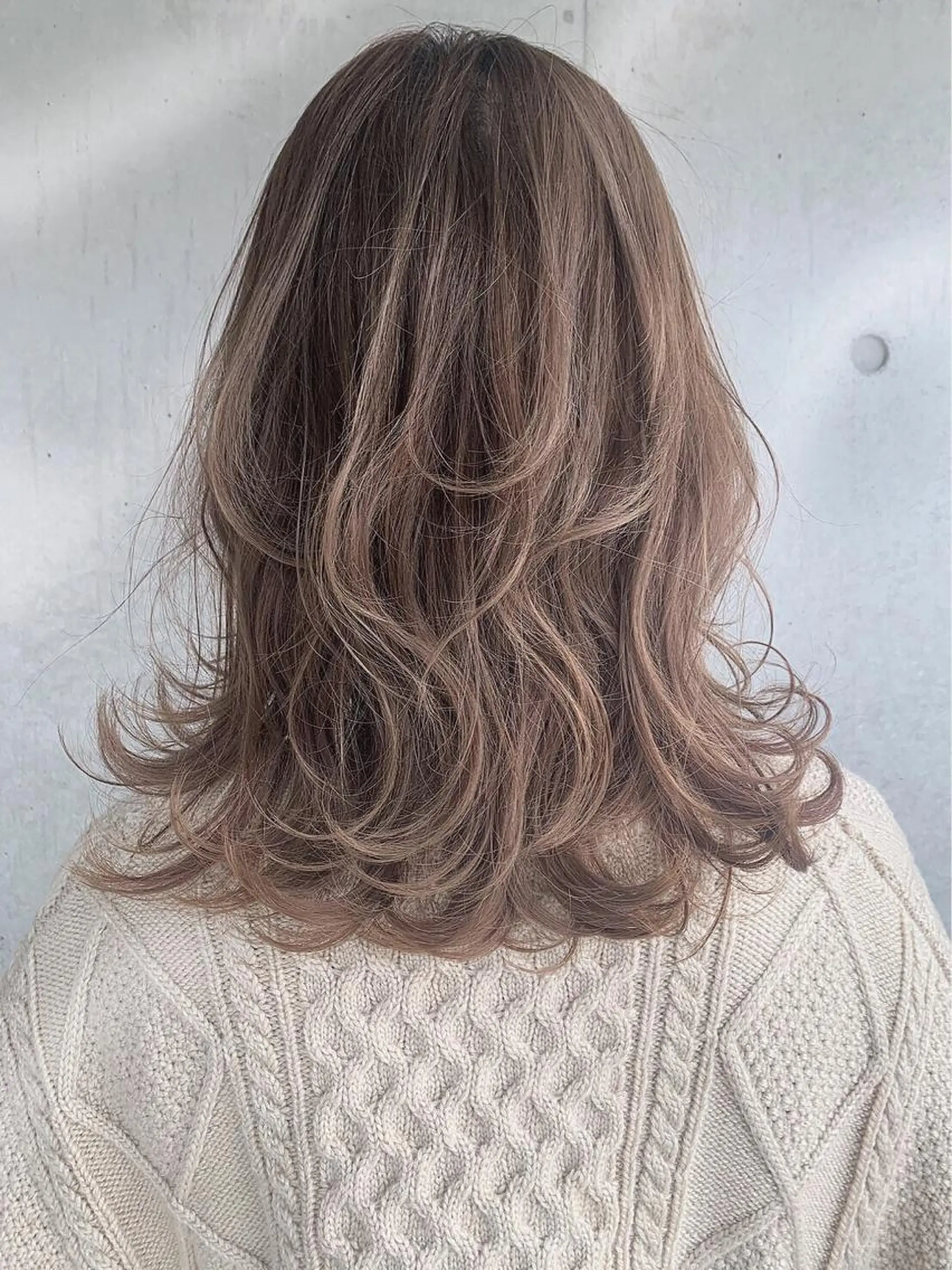 ロング トリートメント ヘアカラー トリートメント ️🫧ブリーチなし KOUKI️🫧のヘアスタイル