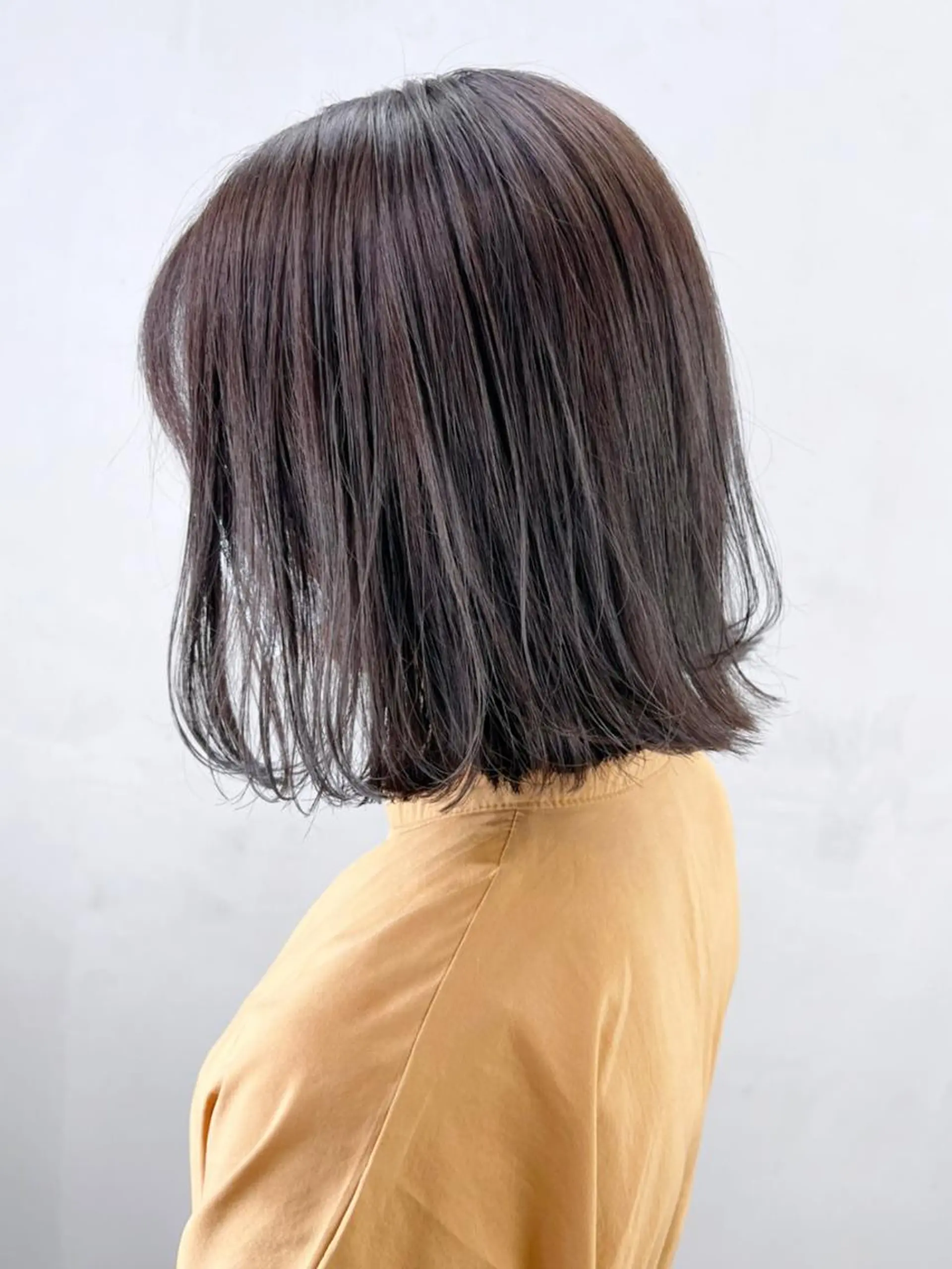 ミディアム カラー ボブ 外ハネヘア ITbyALBUM 八王子店のヘアスタイル