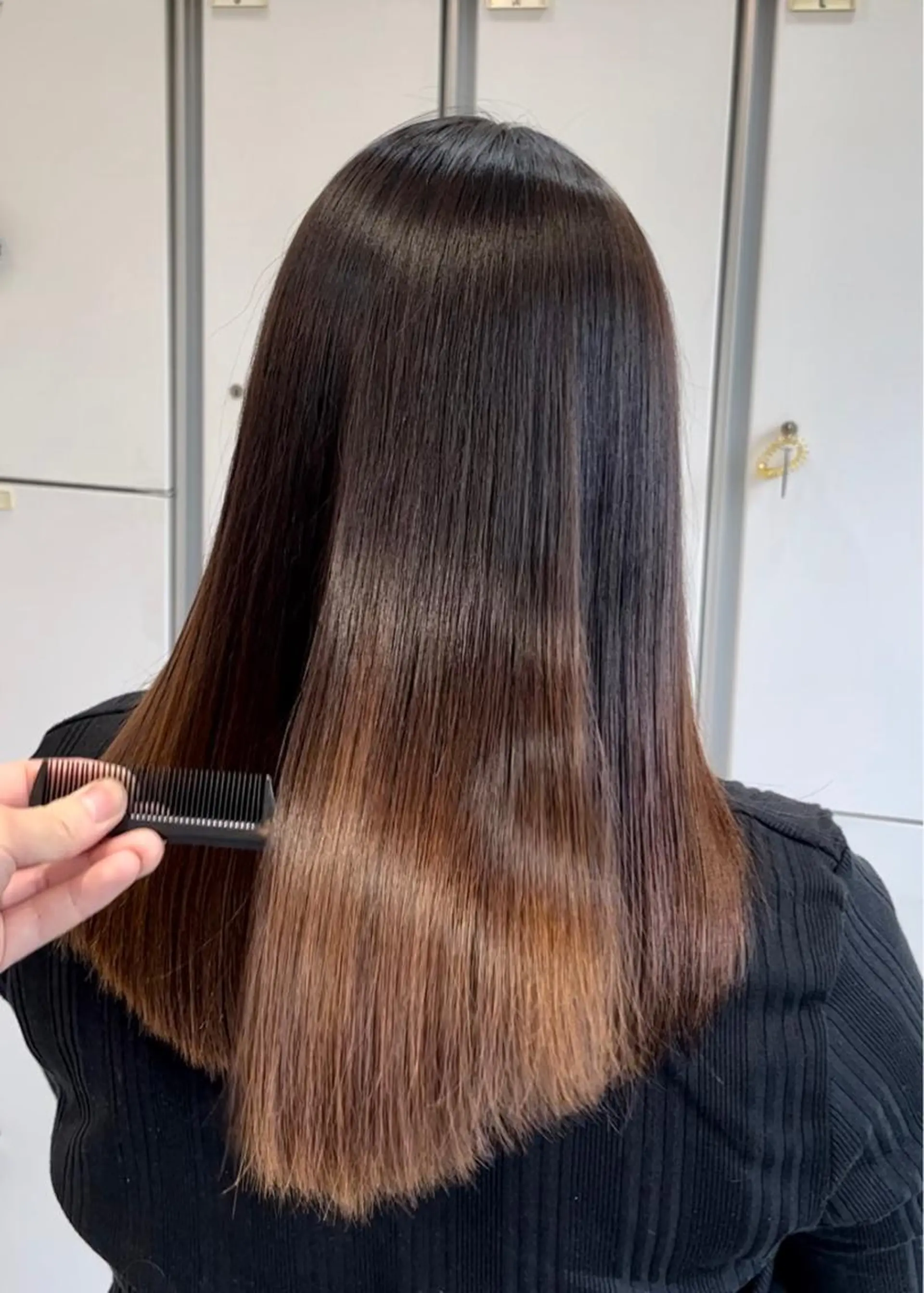 ロング カット 縮毛矯正 トリートメント 縮毛矯正/髪質改善/ HARUのヘアスタイル