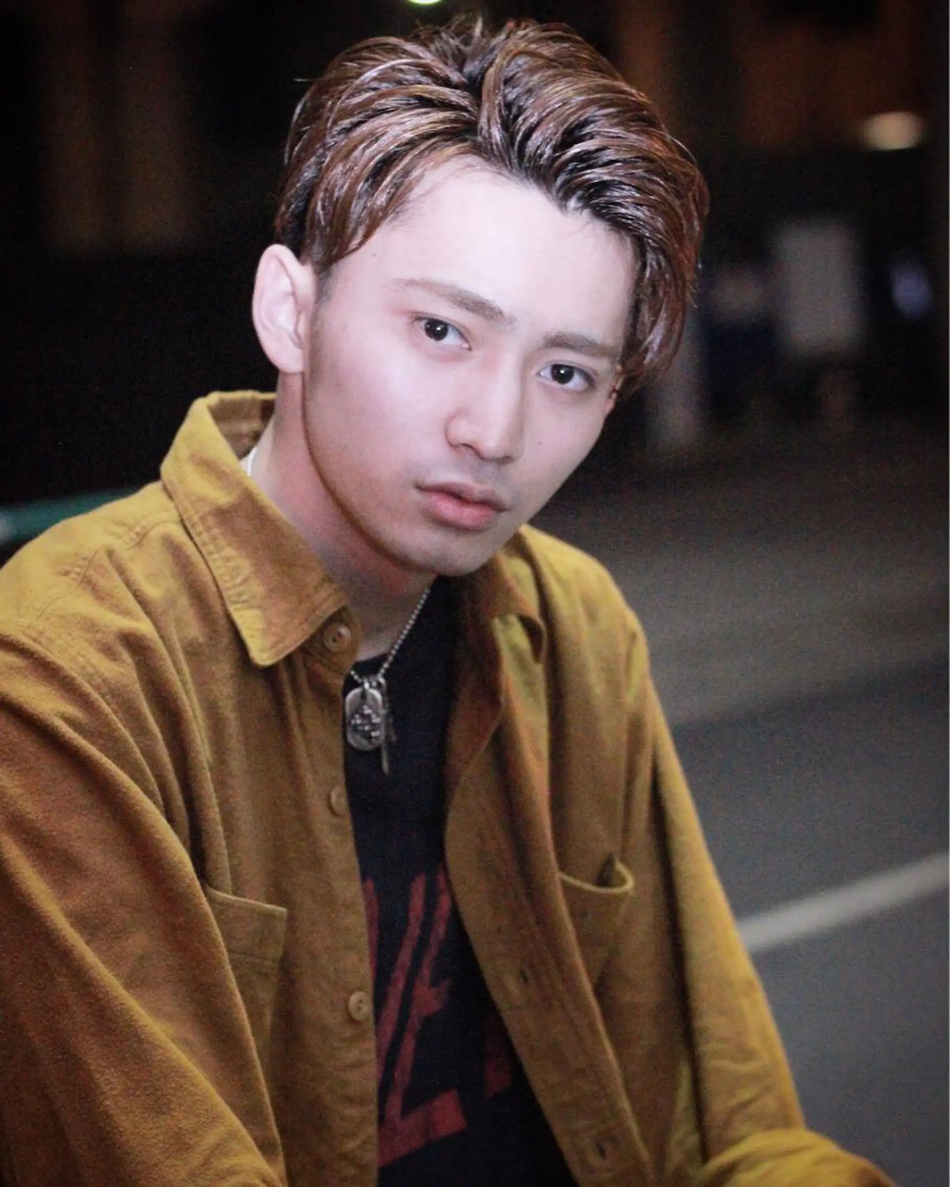 ショート カラー メンズ アップバング cachecache所属・及川 光のヘアスタイル