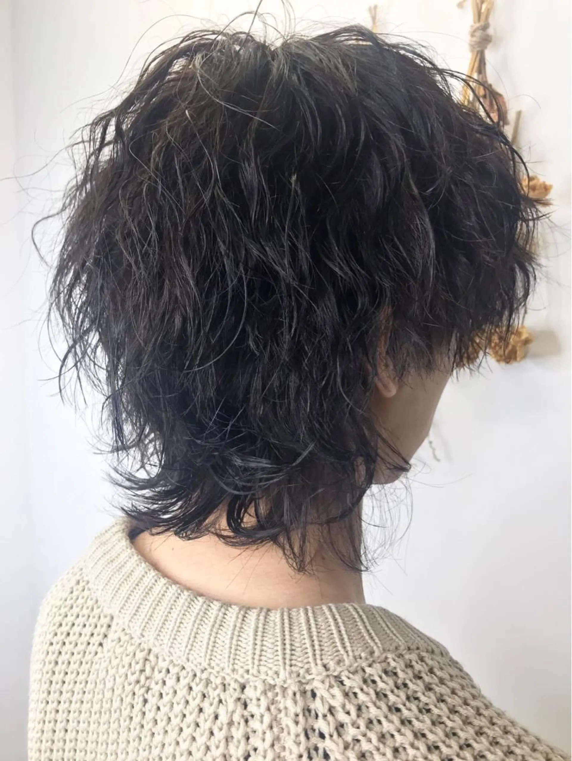 パーマ メンズ メンズウルフカット ウルフカット メンズサロン アソビ元町のヘアスタイル
